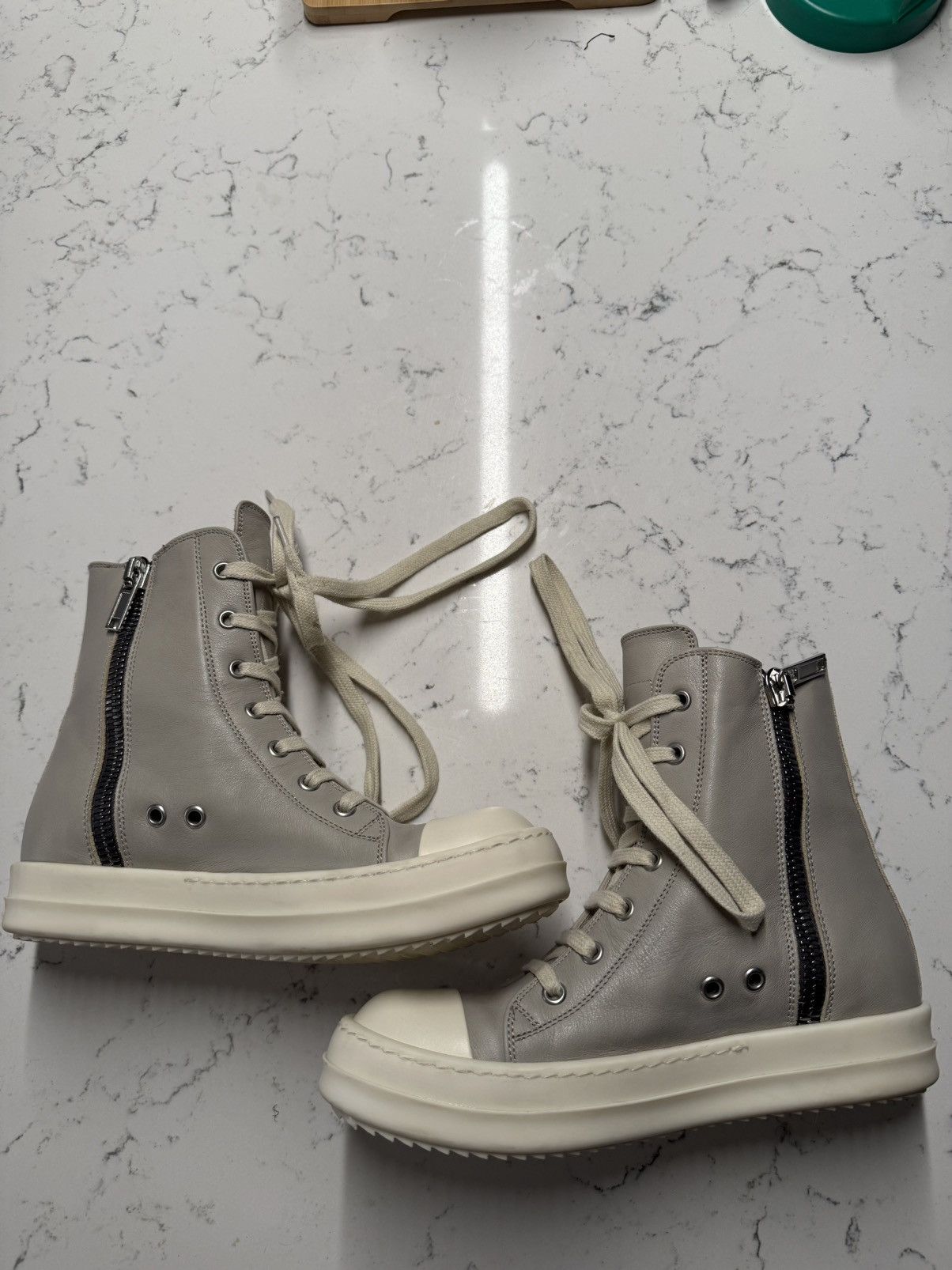 Rick Owens RICK OWENS light gray Size US 6 / IT 36 - 2 Thumbnail