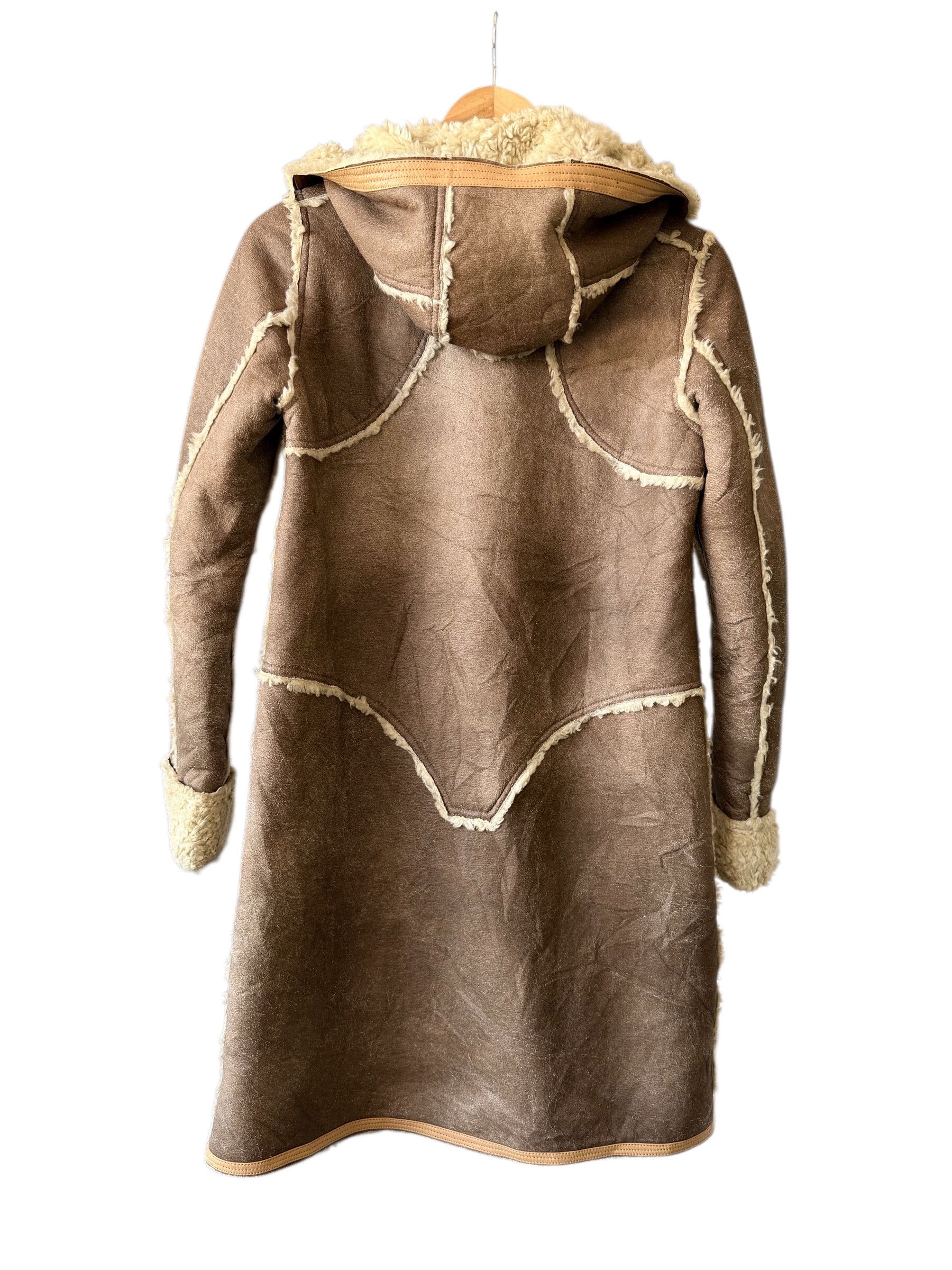 Issey Miyake Tsumori Chisato by Issey Miyake Faux Fur Shearling Long Coat Size S / US 4 / IT 40 - 2 Thumbnail