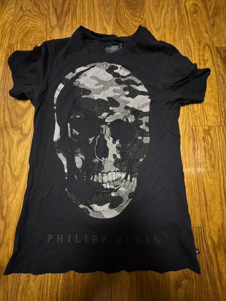 Philipp Plein Philipp Plein Skull Embellished T-Shirt Size US L / EU 52-54 / 3 - 1 Thumbnail