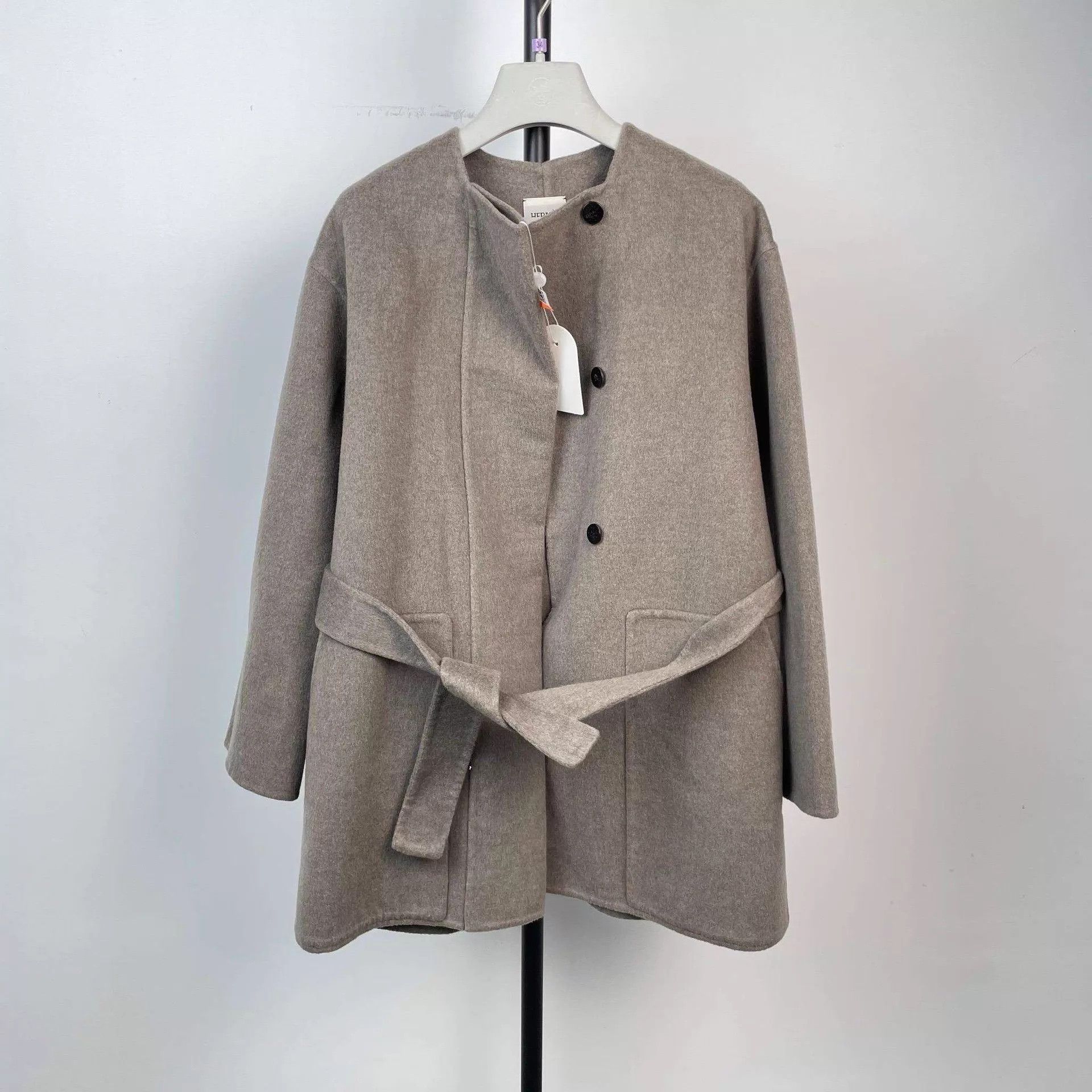 Hermes Hermes gray overcoat 34 unused tagged Size XS / US 0-2 / IT 36-38 - 1 Thumbnail
