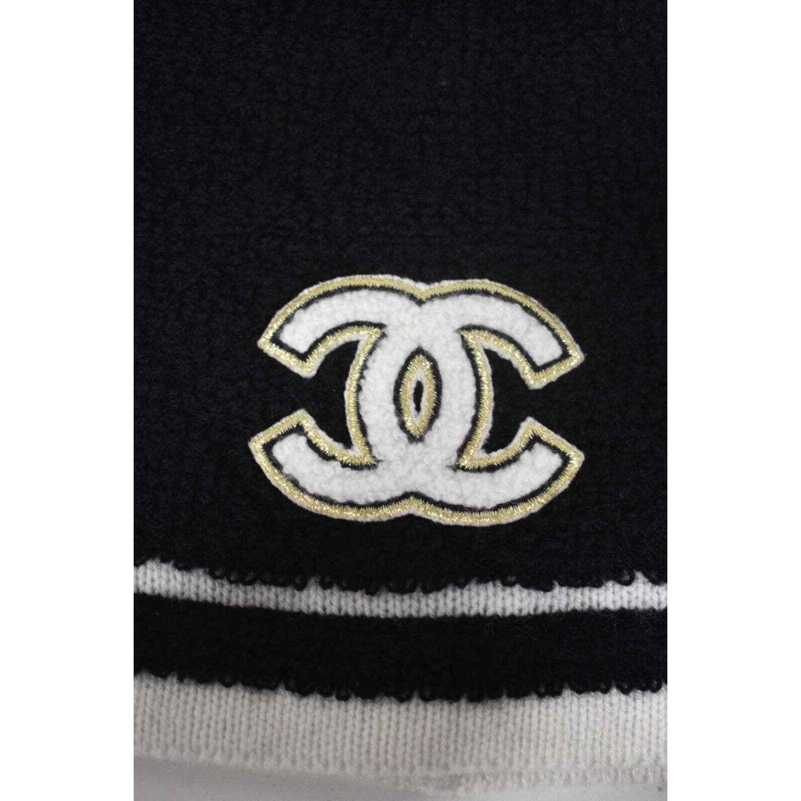 Chanel Chanel 22B Cashmere CC Logo Quilted Beanie Winter Hat Cloche Size ONE SIZE - 3 Thumbnail