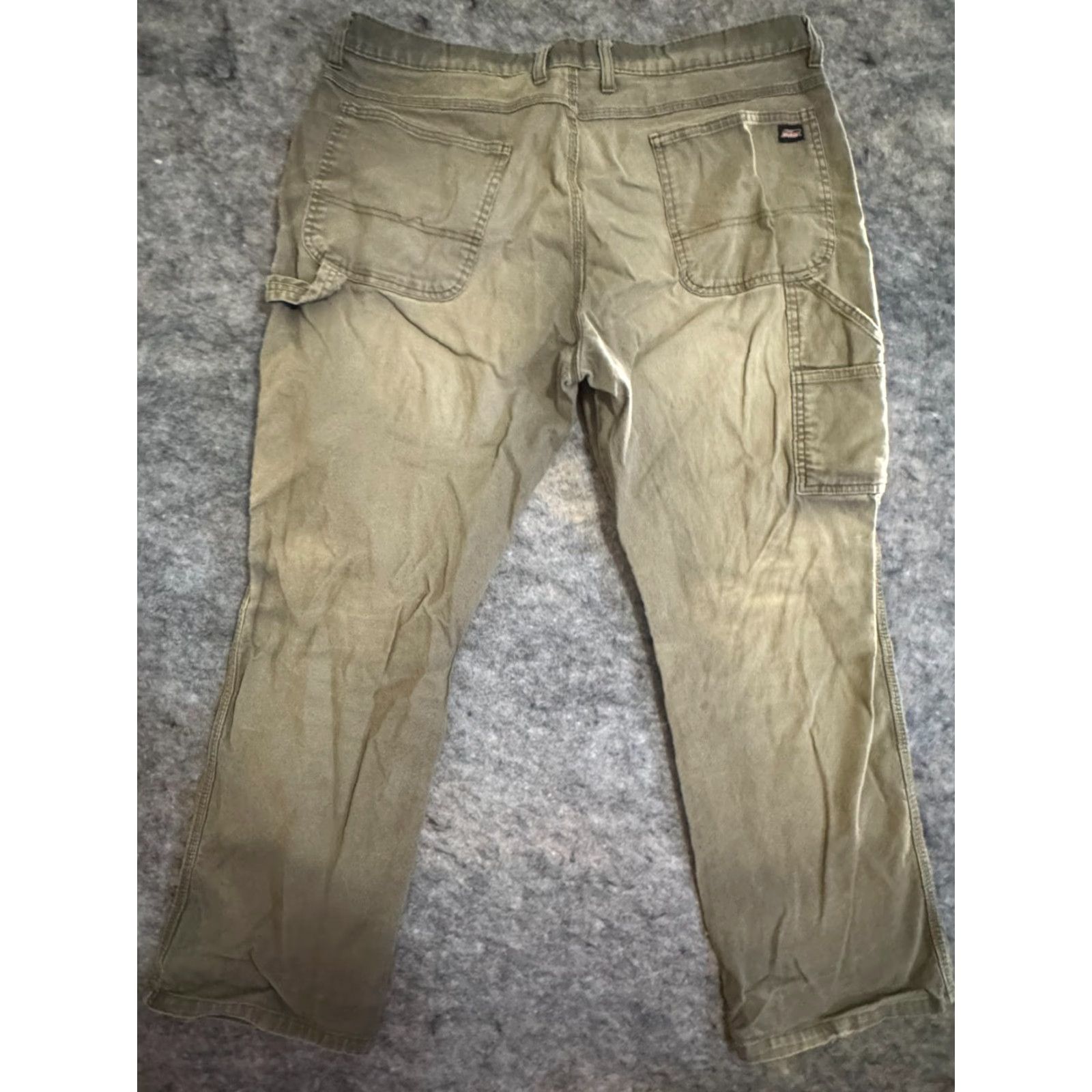 Dickies Dickies Carpenter Pants Mens 40x32 Brown Workwear Distressed Pants Size US 40 / EU 56 - 3 Thumbnail