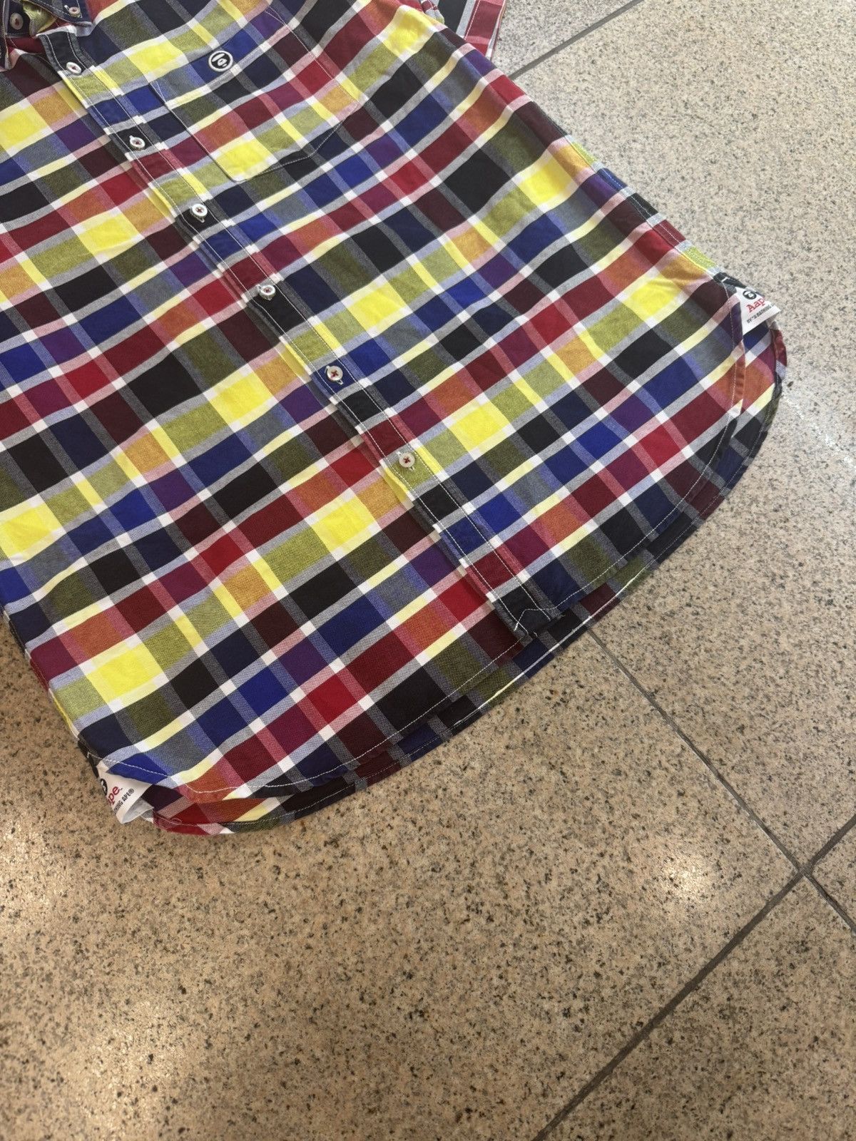 Aape Aape plaid short-sleeved shirt Size US XL / EU 56 / 4 - 4 Thumbnail