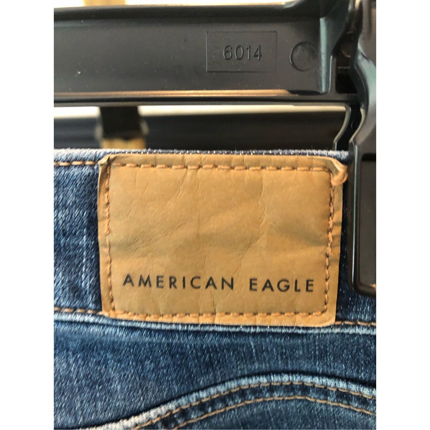 American Eagle Outfitters American Eagle Women’s Blue Ripped Style Jeggings Next Level Size 26" / US 2 / IT 38 - 3 Thumbnail