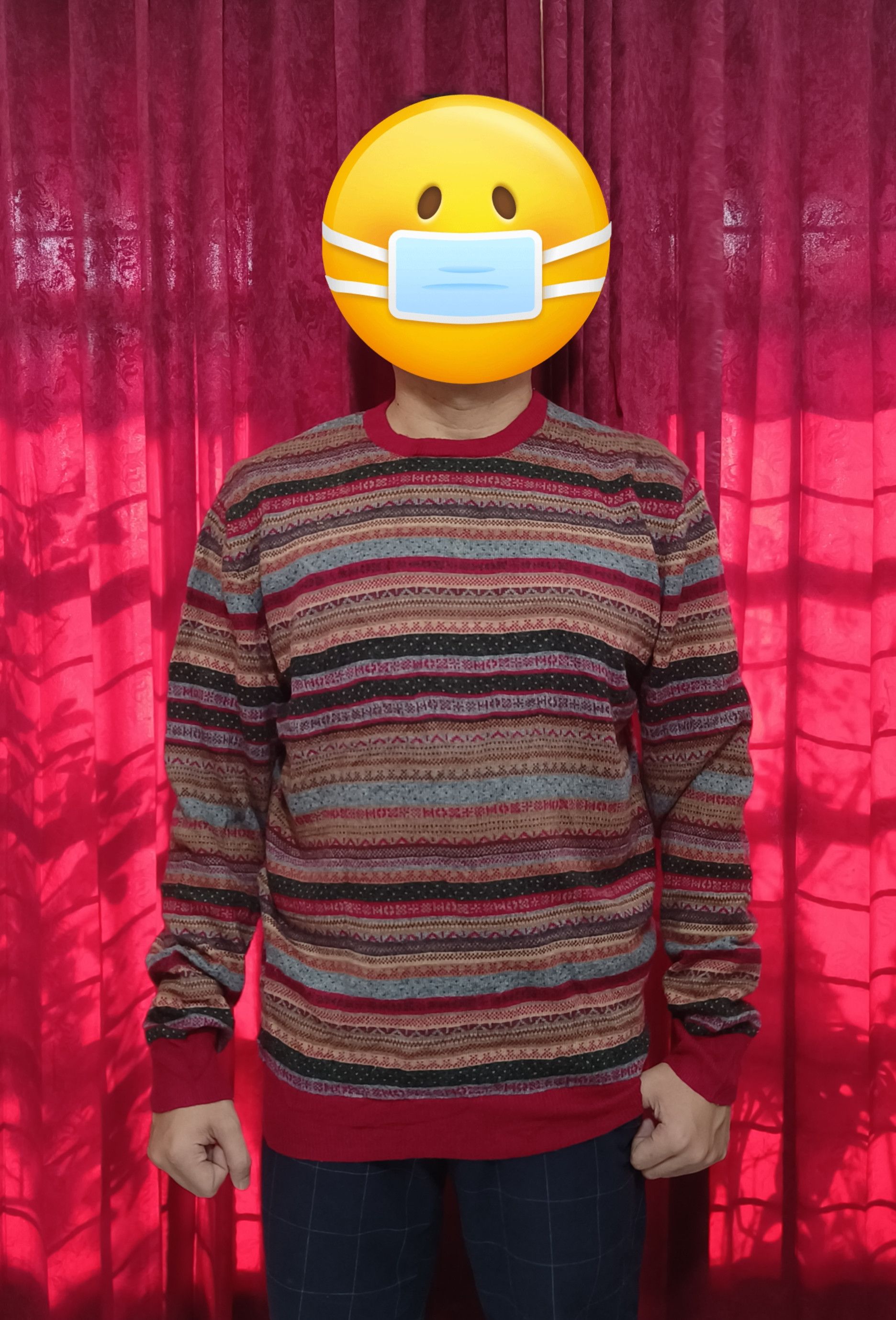 Jos. A. Bank Vintage 90s JOS A BANK Aztec Ethnic Motifs Knit Sweater Size US M / EU 48-50 / 2 - 7 Thumbnail
