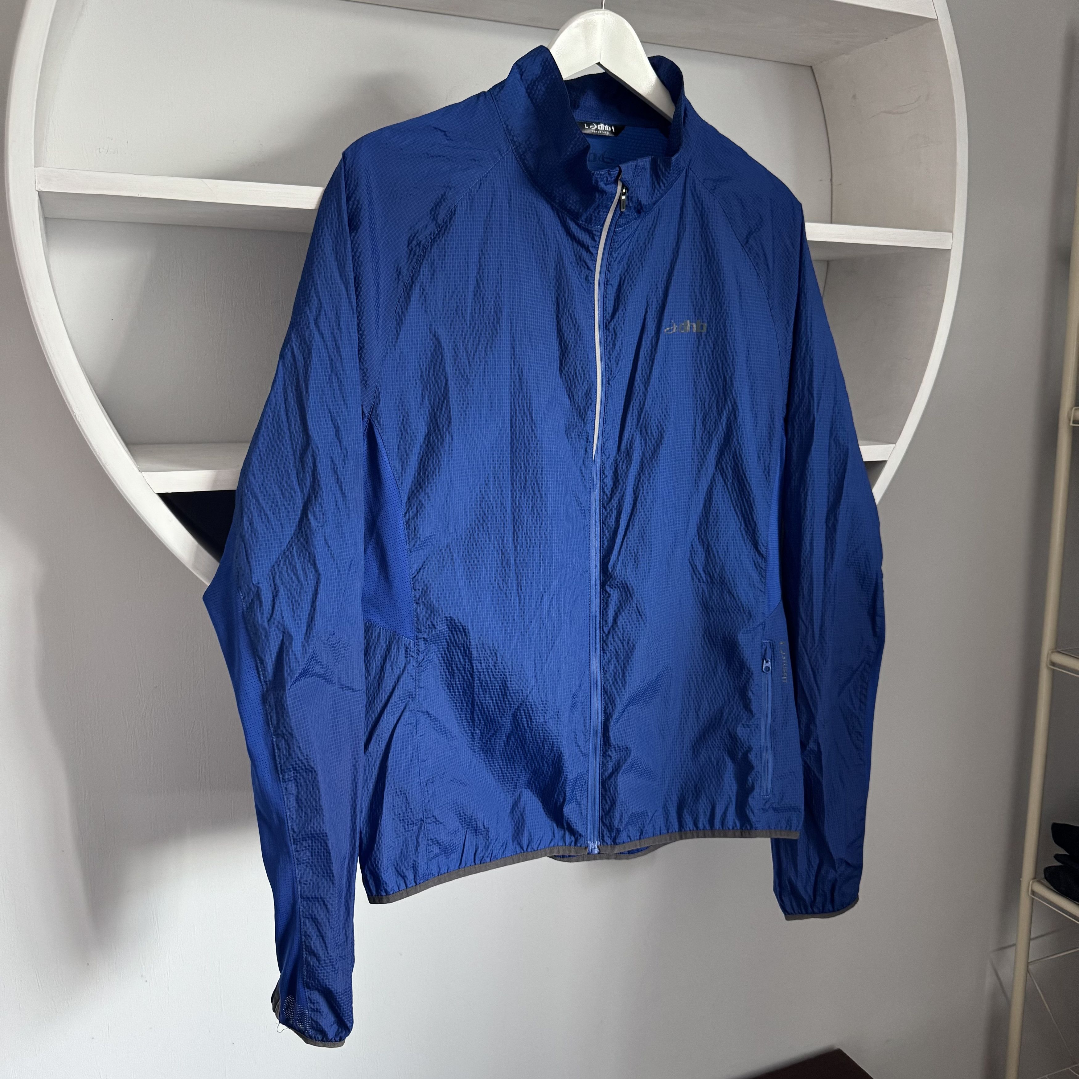 Rapha Men's DHB Run Apparel Blue Lightweight Jacket Size L Size US L / EU 52-54 / 3 - 2 Thumbnail