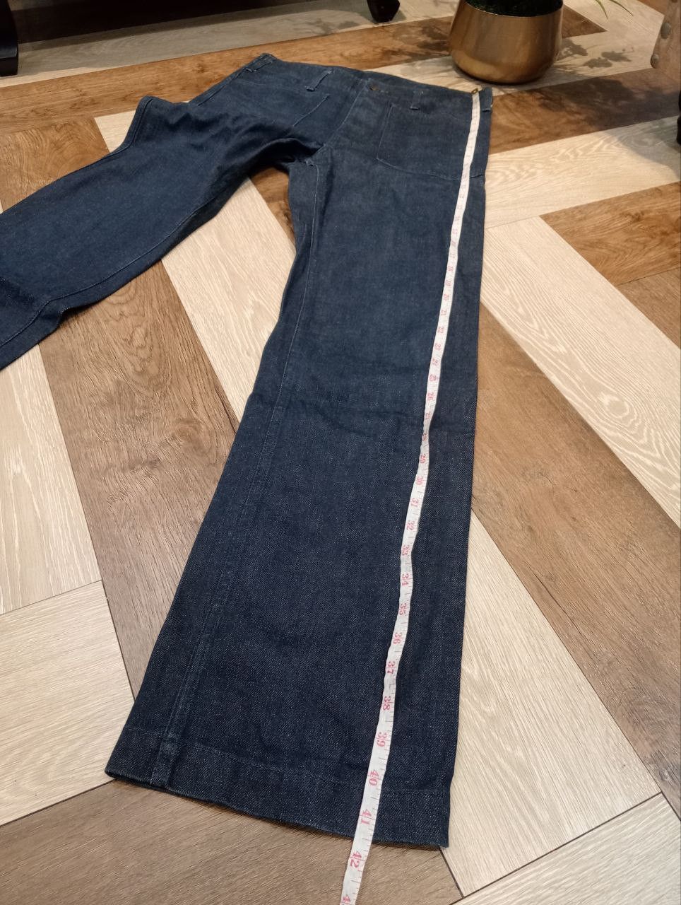 Visvim VISVIM VINTAGE DESIGN SELVEDGE BLUE DENIM FLARED PANTS Size US 31 - 15 Thumbnail