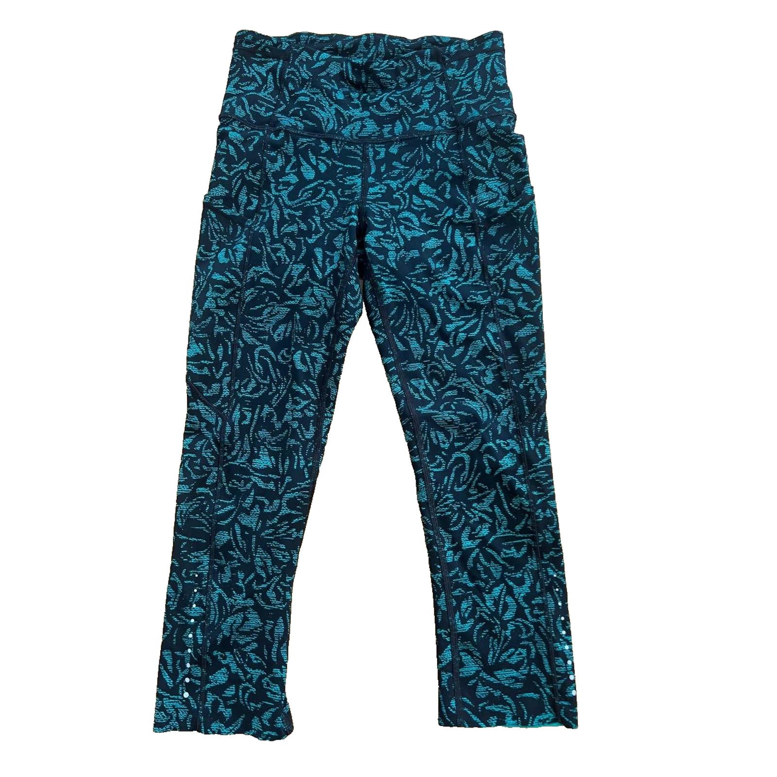 Lululemon Lululemon Wunder Under Thrive Viridian Green Black 4 A000905 Size 27" / US 4 / IT 40 - 5 Thumbnail