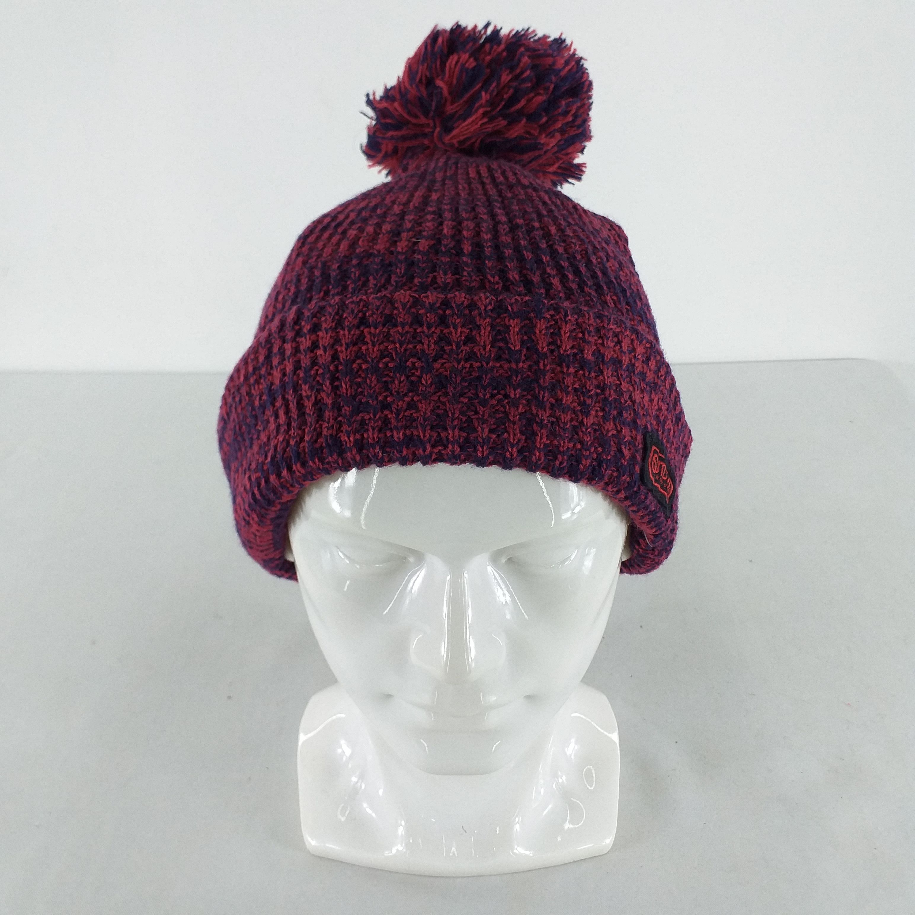 Japanese Brand Outdoor Products Plain Snow Cap Beanie Hat -BN427 Size ONE SIZE - 2 Thumbnail