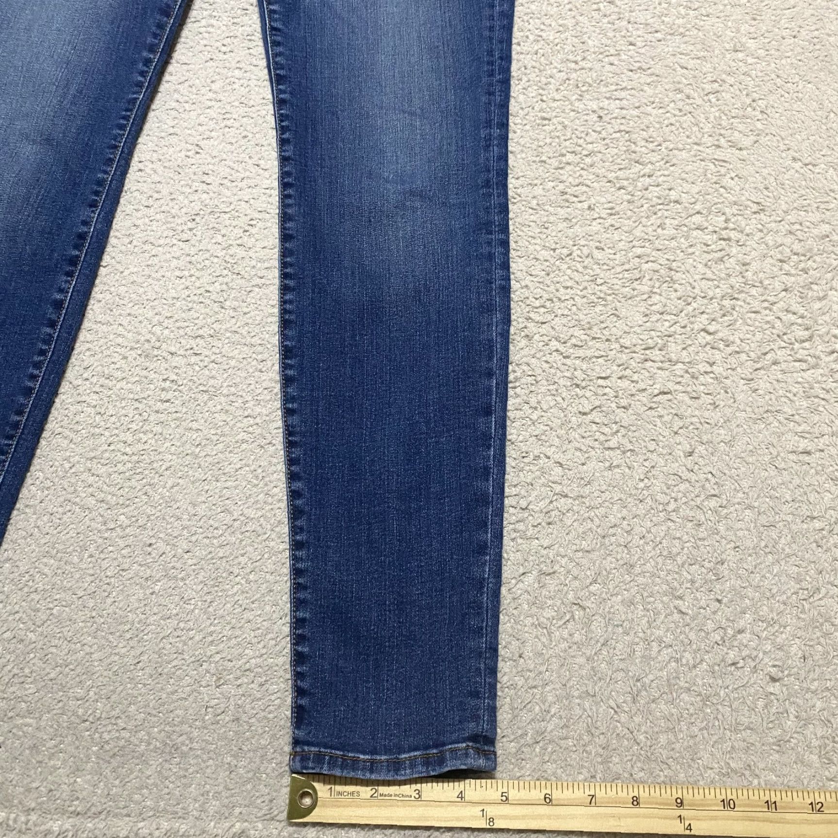 Vintage KUT from the Kloth Jeans Womens 6 Blue Denim Toothpick Skinny Dark Wash Mid Rise Jeans New title Size 28" / US 6 / IT 42 - 5 Thumbnail