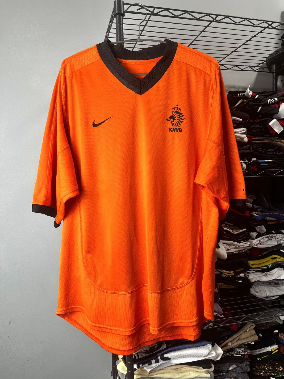 Nike 2000’s Vintage Holland Nike Football Soccer Jersey T Shirt Size US L / EU 52-54 / 3 - 1 Thumbnail
