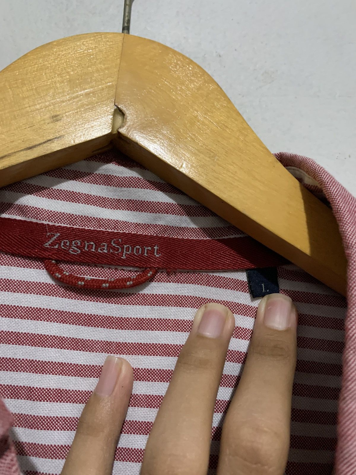 Ermenegildo Zegna Shirt Zegna Cotton Red Silk L Original Authentic Size US L / EU 52-54 / 3 - 4 Thumbnail