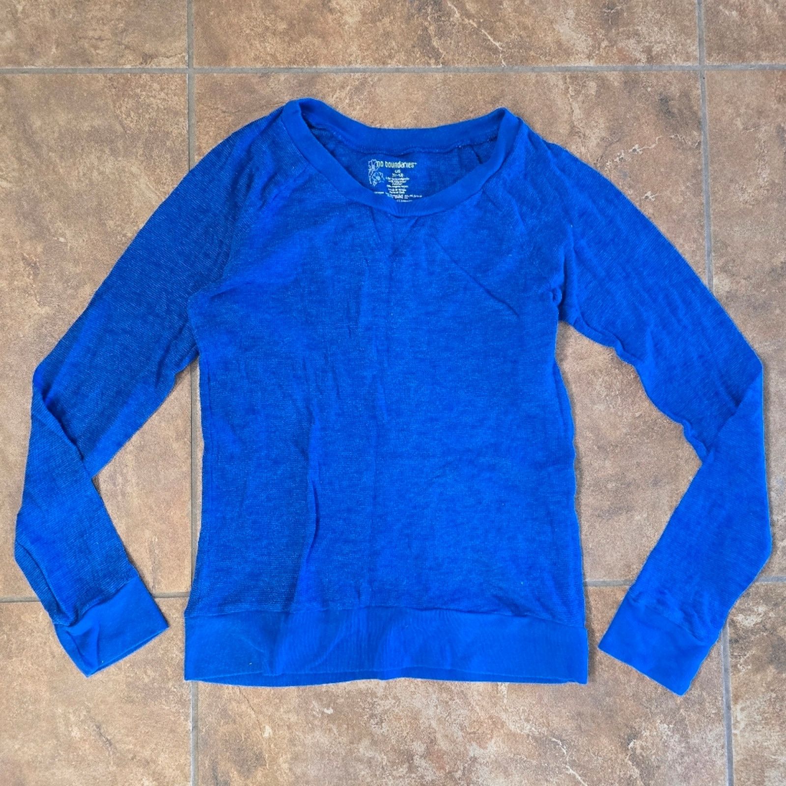 Other Nautical Blue | NO BOUNDARIES | Long Sleeve Size L / US 10 / IT 46 - 1 Thumbnail