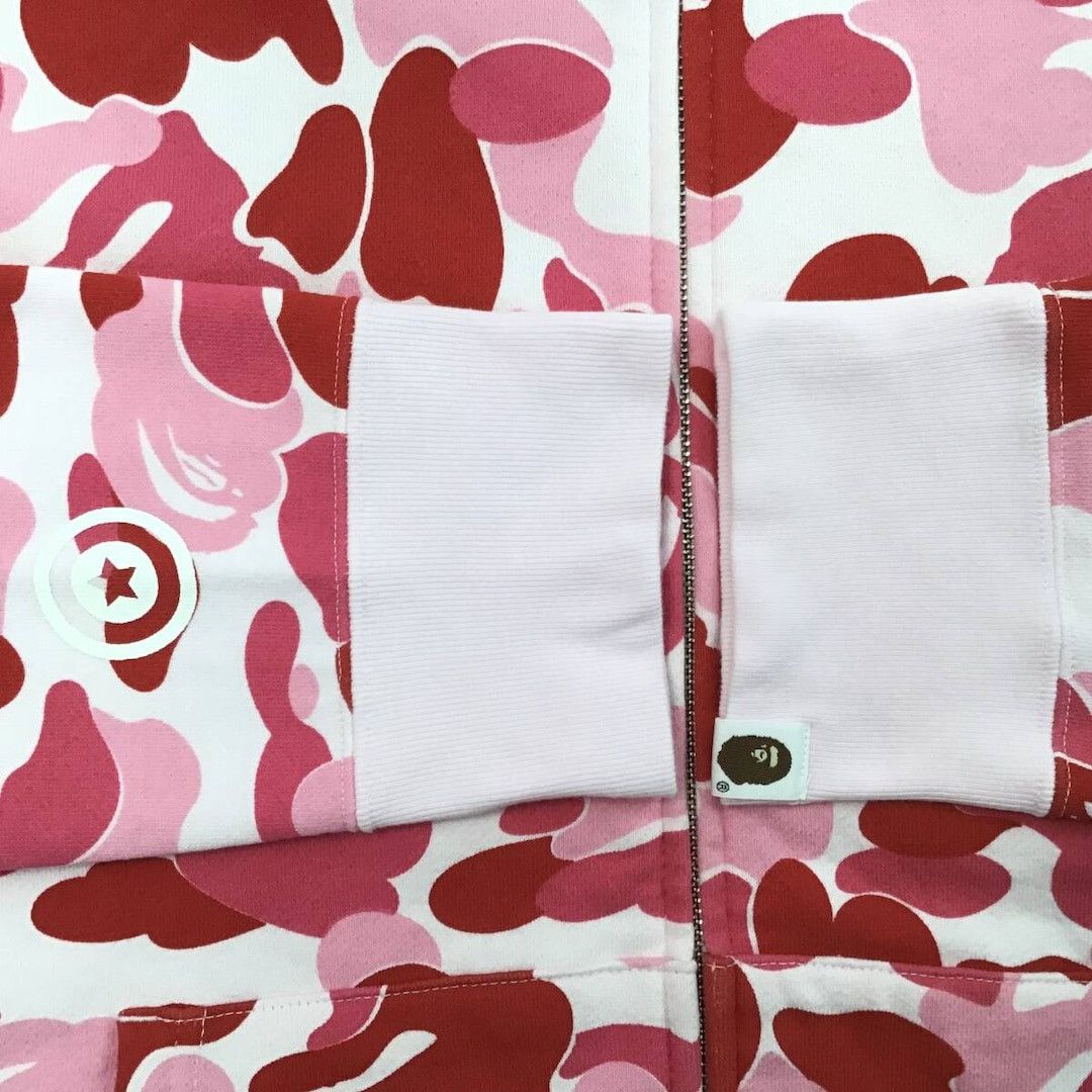 Bape BAPE ABC camo pink tiger full zip hoodie a bathing ape Size US XL / EU 56 / 4 - 6 Thumbnail