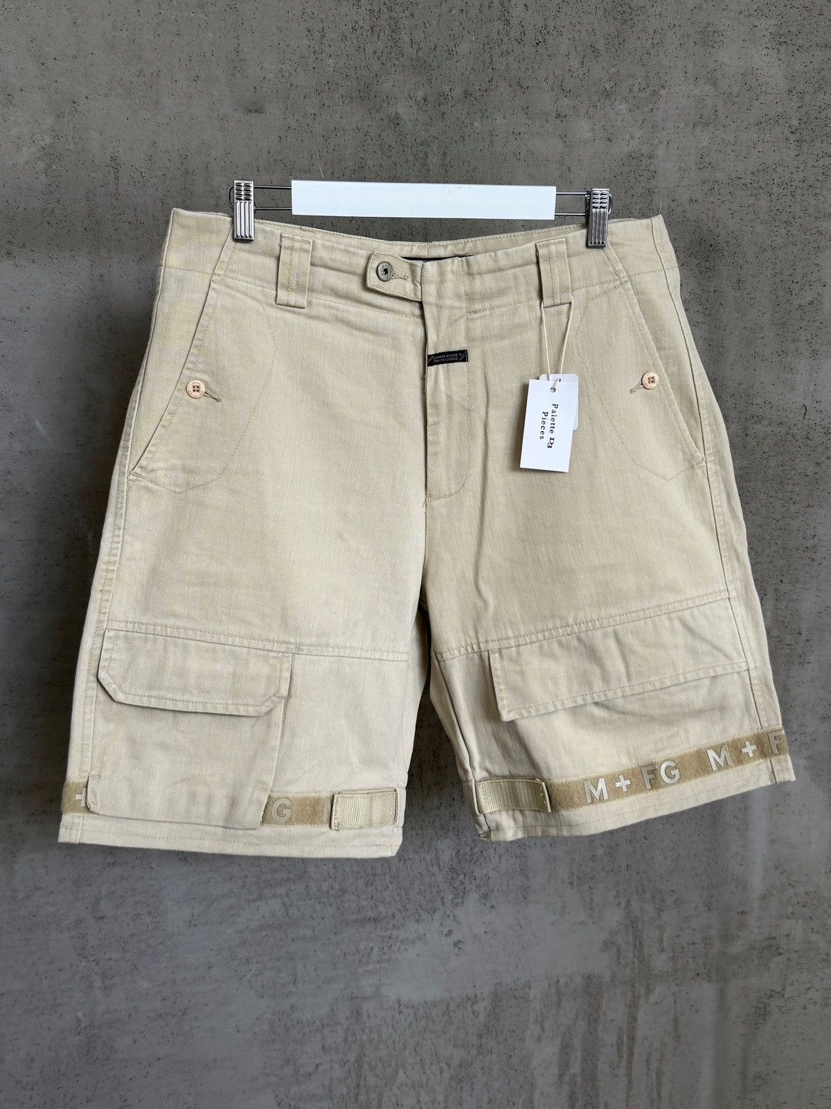 Marithe + Francois Girbaud Marithé + François Girbaud Taped Cargo Shorts Size US 34 / EU 50 - 1 Thumbnail
