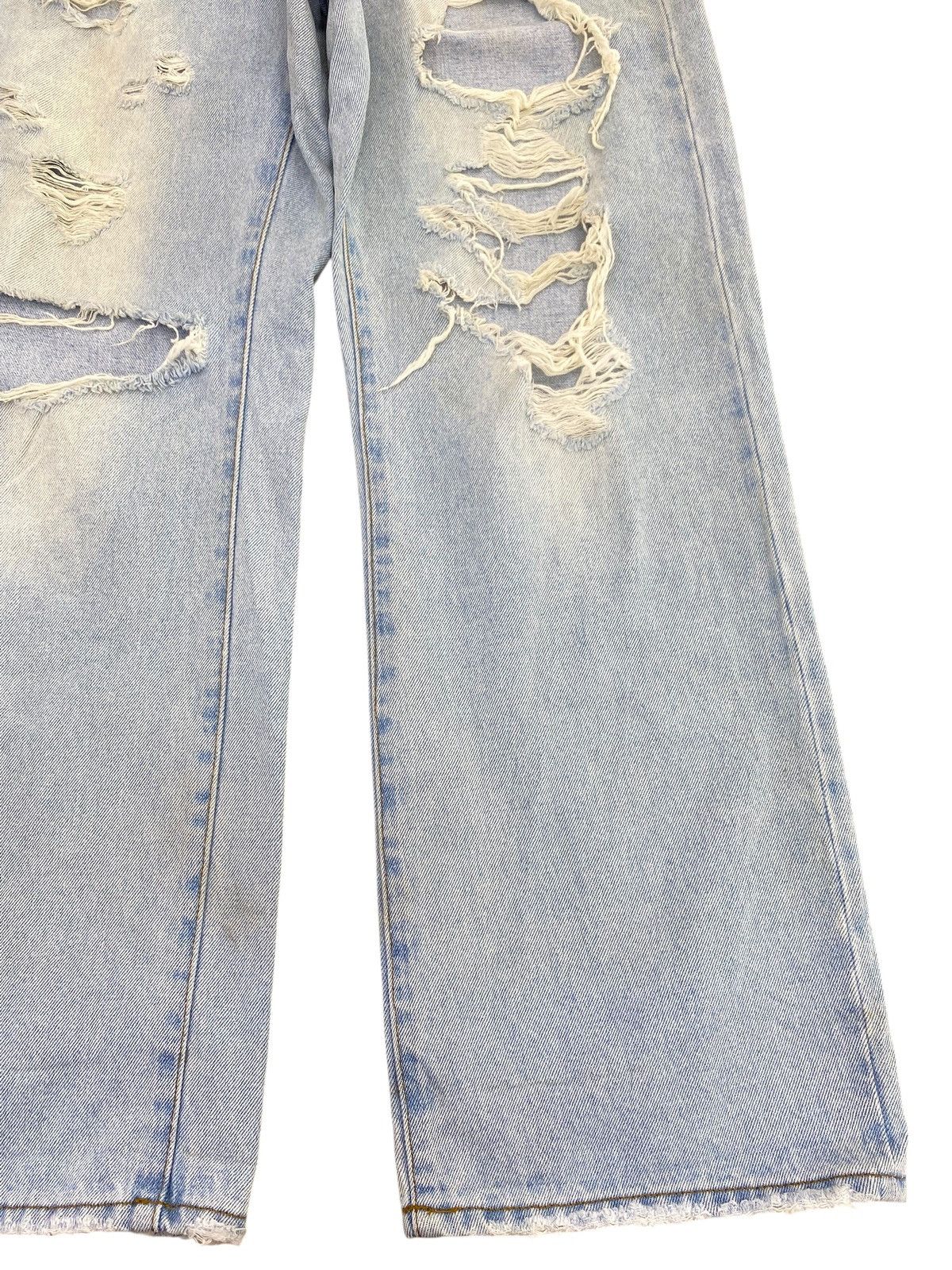 Japanese Brand Japanese Brand Distressed Faded Wash Baggy Jeans Size US 32 / EU 48 - 6 Thumbnail