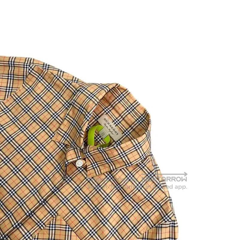 Burberry Burberry Khaki Cotton Women's Shirt. Size XXS / US 00 / IT 34 - 3 Thumbnail