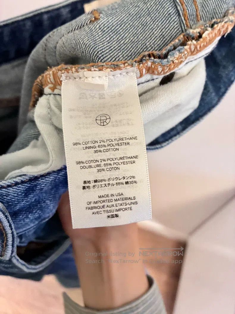 The Row The Row size 4 Blue Straight Leg Jeans Size 26" / US 2 / IT 38 - 4 Thumbnail