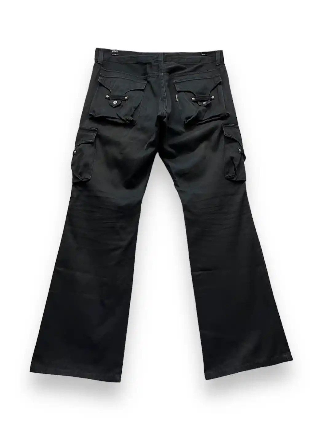 Tornado Mart × Vintage Vintage TORNADO MART Rusty Black Bush Cargo Minimalist Flare Size US 32 / EU 48 - 5 Thumbnail
