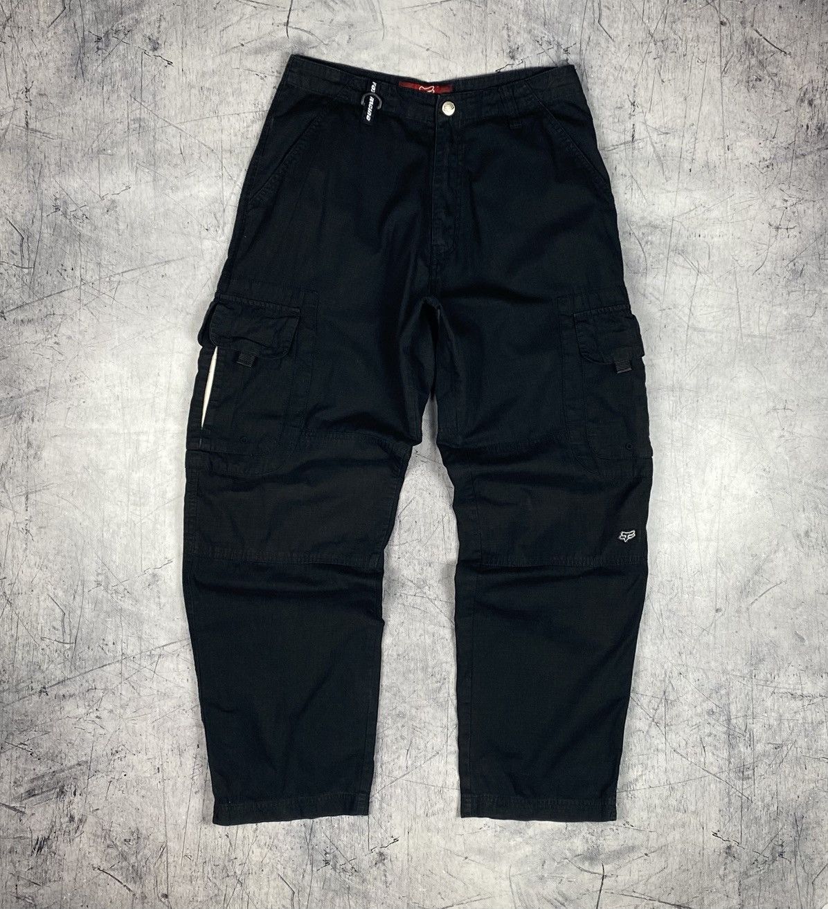 Fox Racing Fox Racing Black Cargo Pants Size 30 Y2K Made In Hong Kong Size US 30 / EU 46 - 10 Thumbnail
