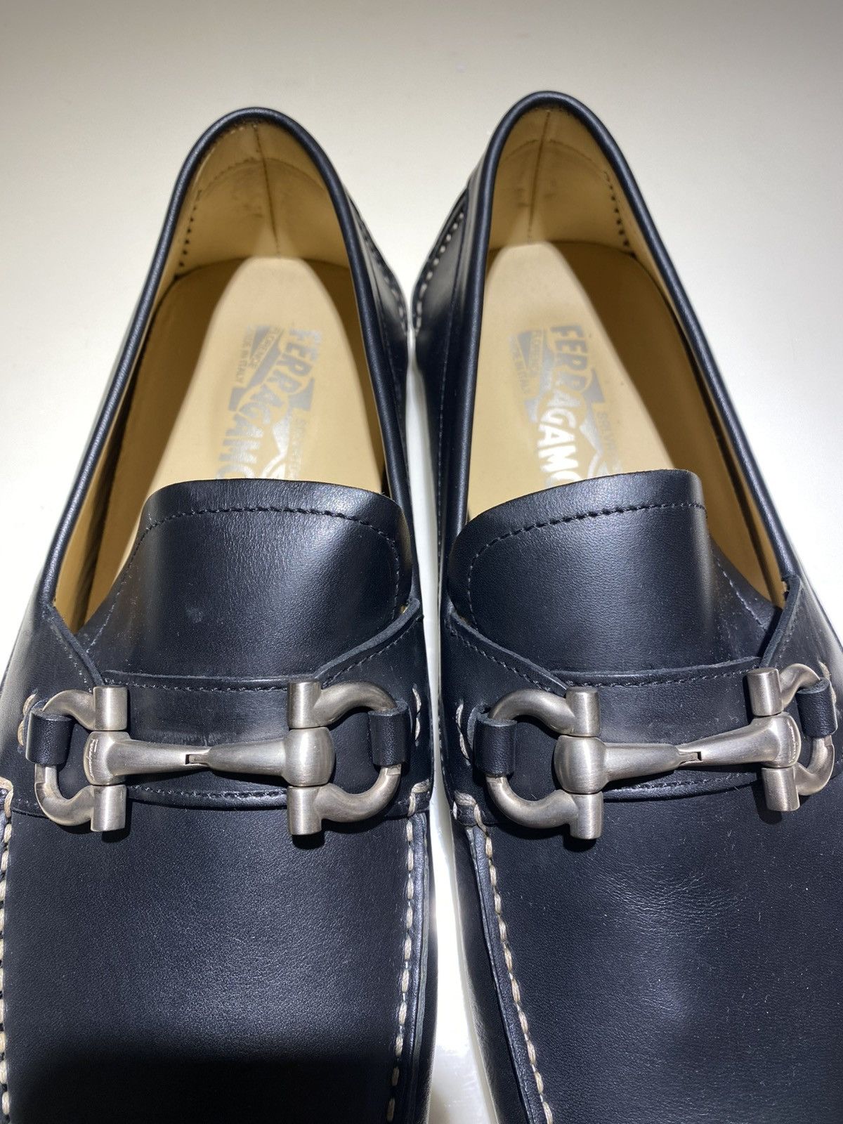 Salvatore Ferragamo Salvatore Ferragamo Parigi Leather Loafers 9.5 Size US 9.5 / EU 42-43 - 6 Thumbnail