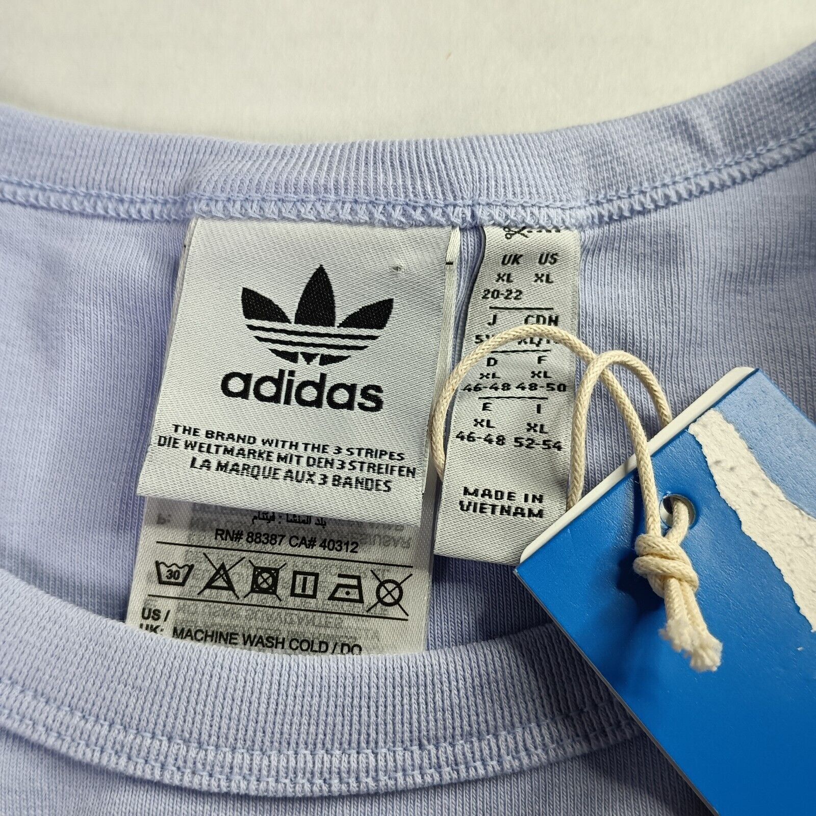 Adidas Adidas Adicolor Trefoil Tank Top Women’s Size XL Purple Size XL / US 12-14 / IT 48-50 - 3 Thumbnail