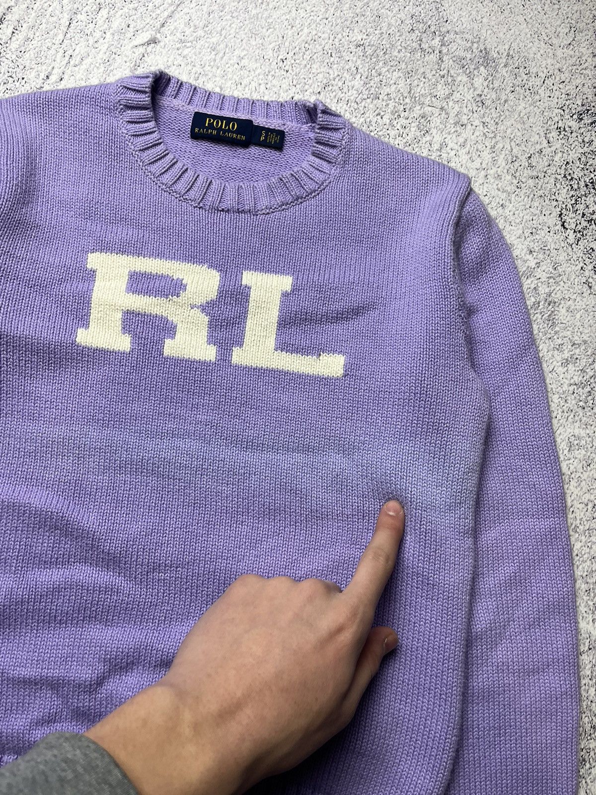 Polo Ralph Lauren Vintage Polo Ralph Lauren Sweater Big Logo Y2K Size S / US 4 / IT 40 - 8 Thumbnail