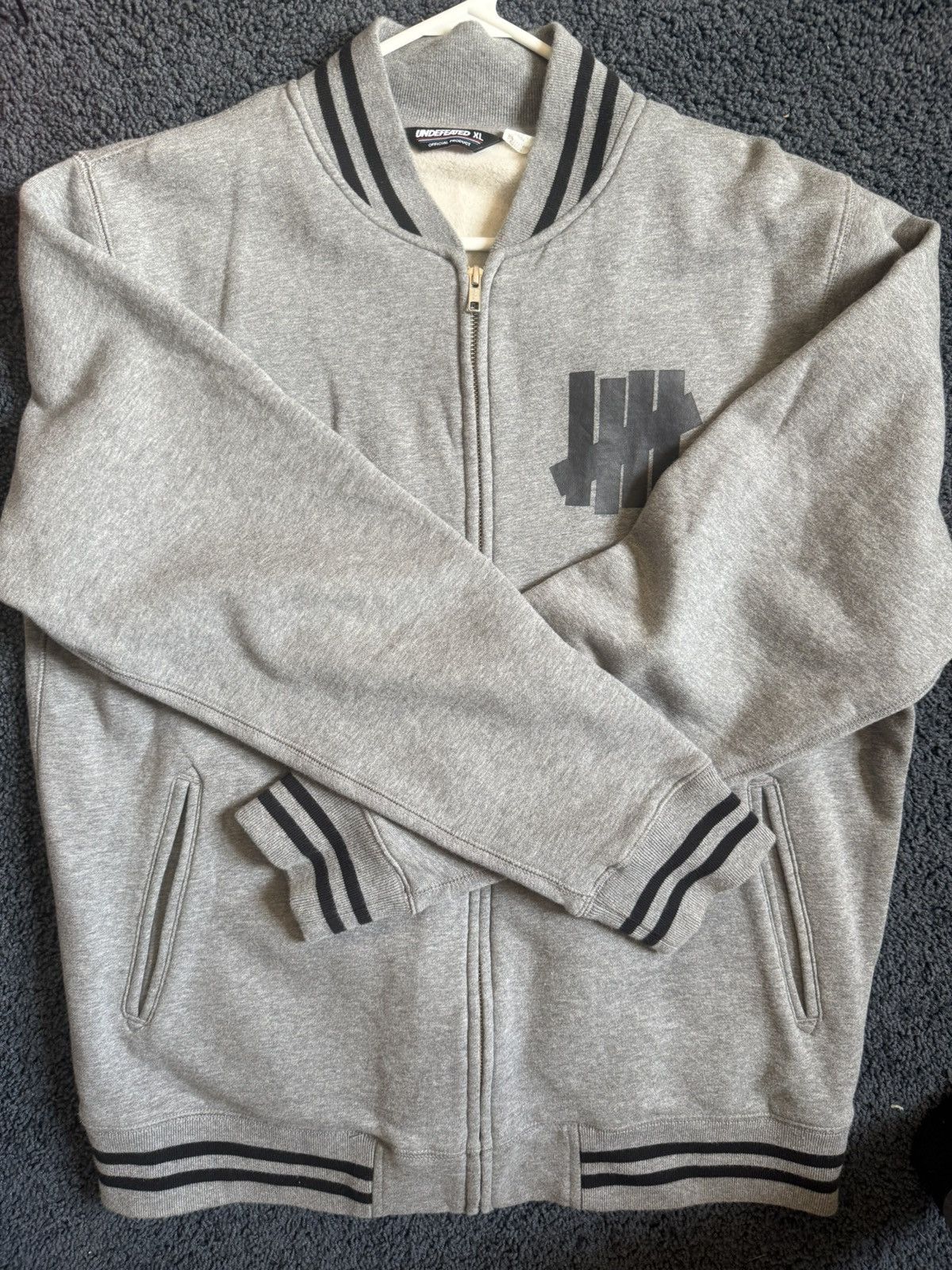 Undefeated Grey Undefeated Zipup Size US XL / EU 56 / 4 - 2 Thumbnail