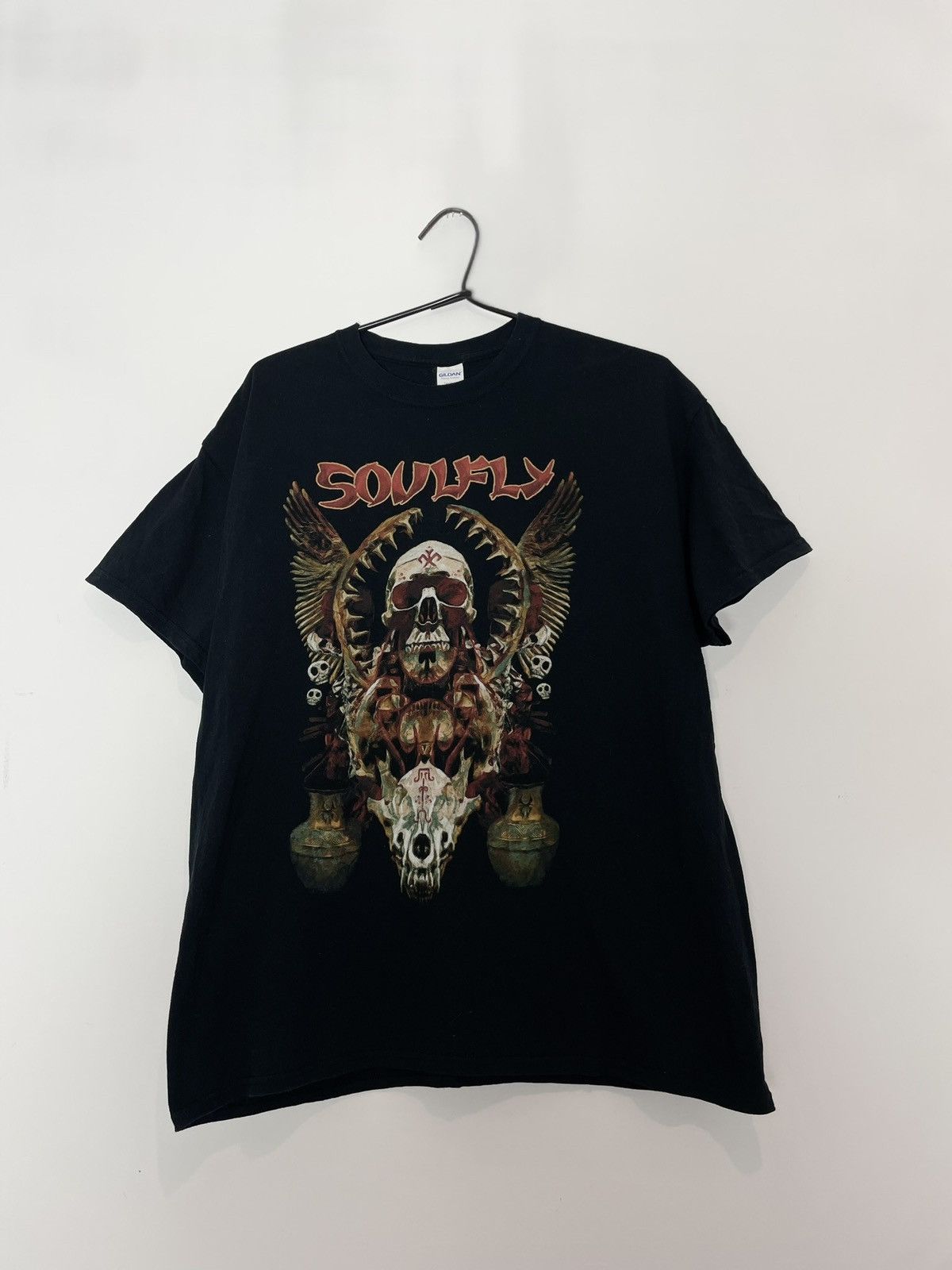 Vintage Vintage Soulfly Tshirt Size XL Black Size US XL / EU 56 / 4 - 4 Thumbnail
