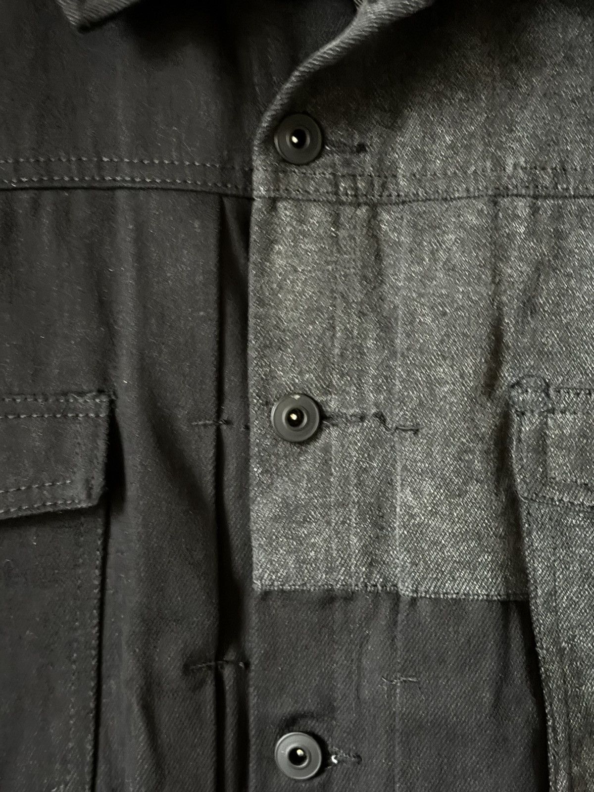 Fairplay Fair Play Blocked-Denim Trucker Type-1 Jacket Size US XL / EU 56 / 4 - 3 Thumbnail