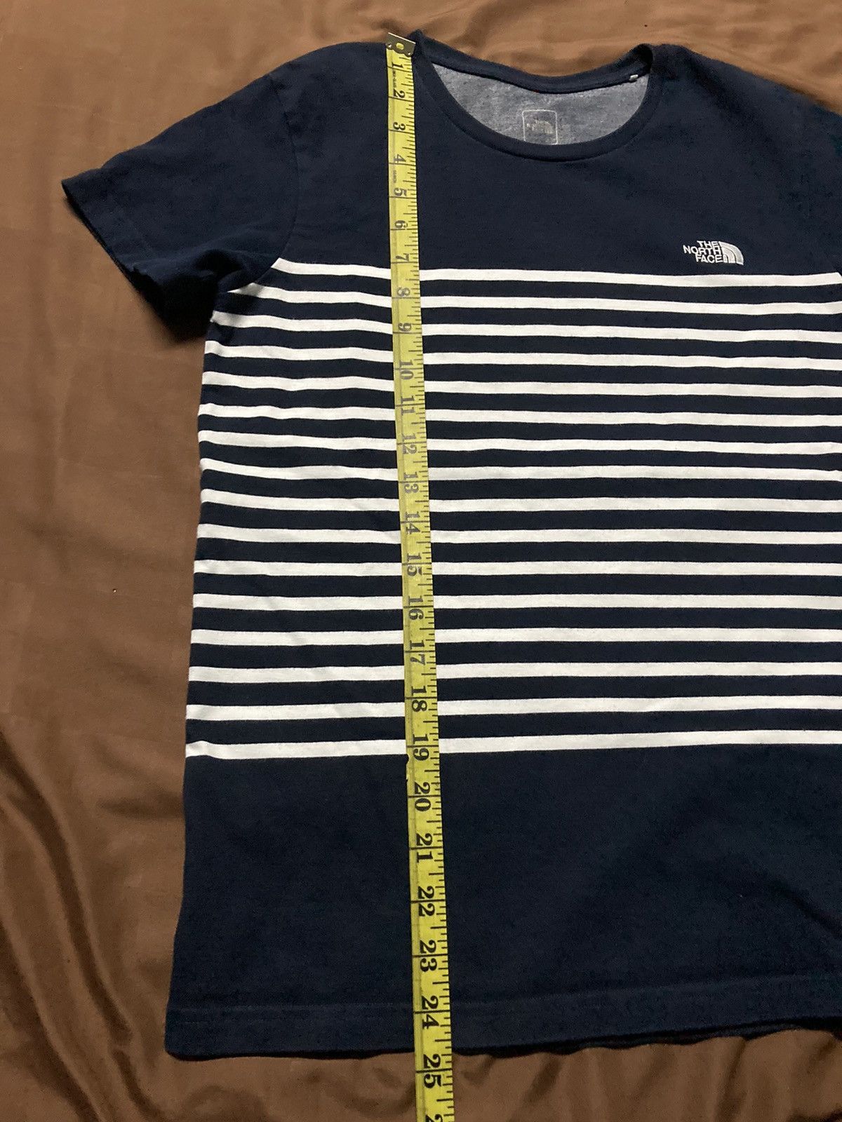 The North Face The North Face Navy Striped Tee Size L / US 10 / IT 46 - 8 Thumbnail