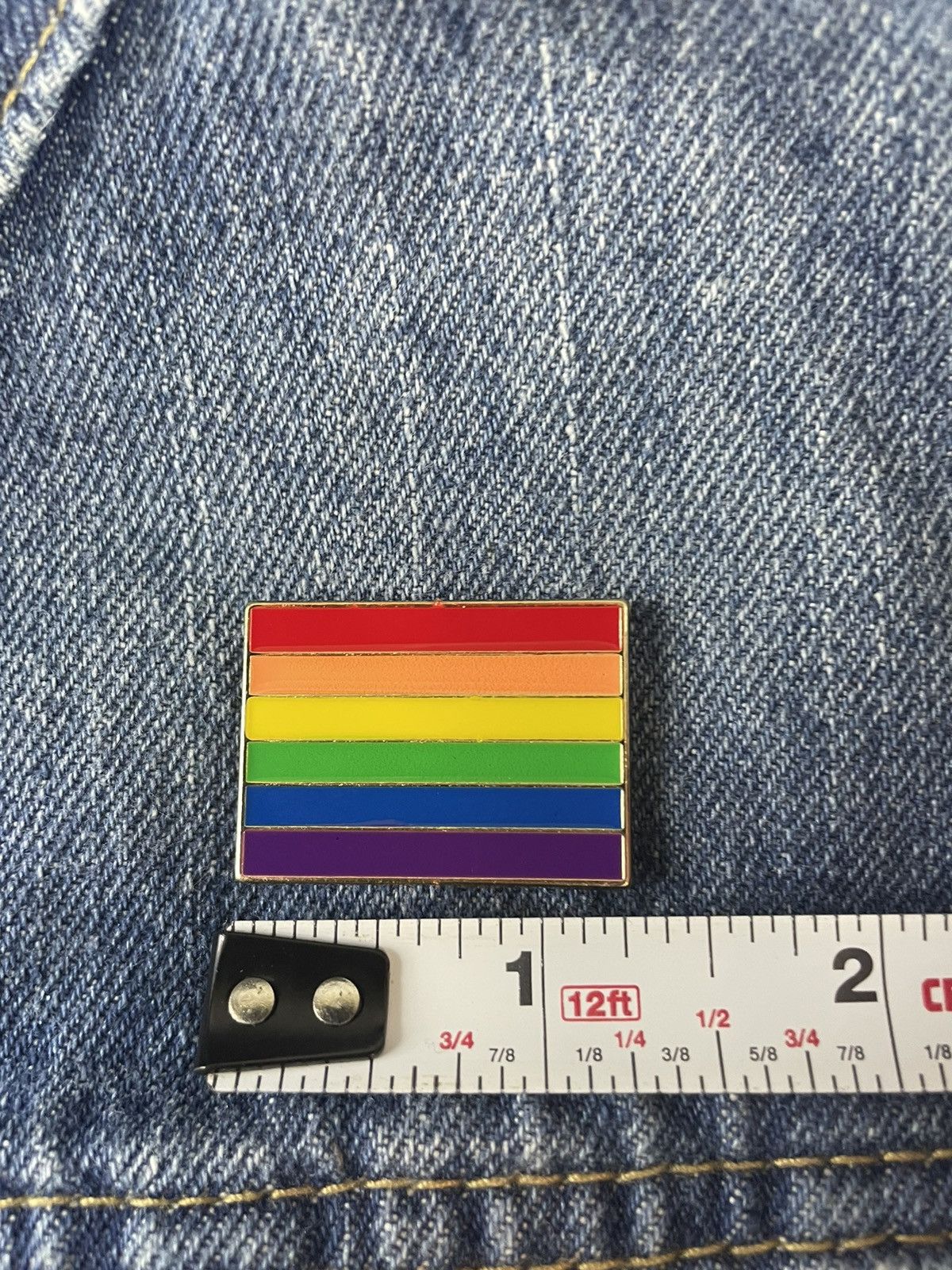 Other LGBTQ Flag Enamel Pin Size ONE SIZE - 2 Thumbnail