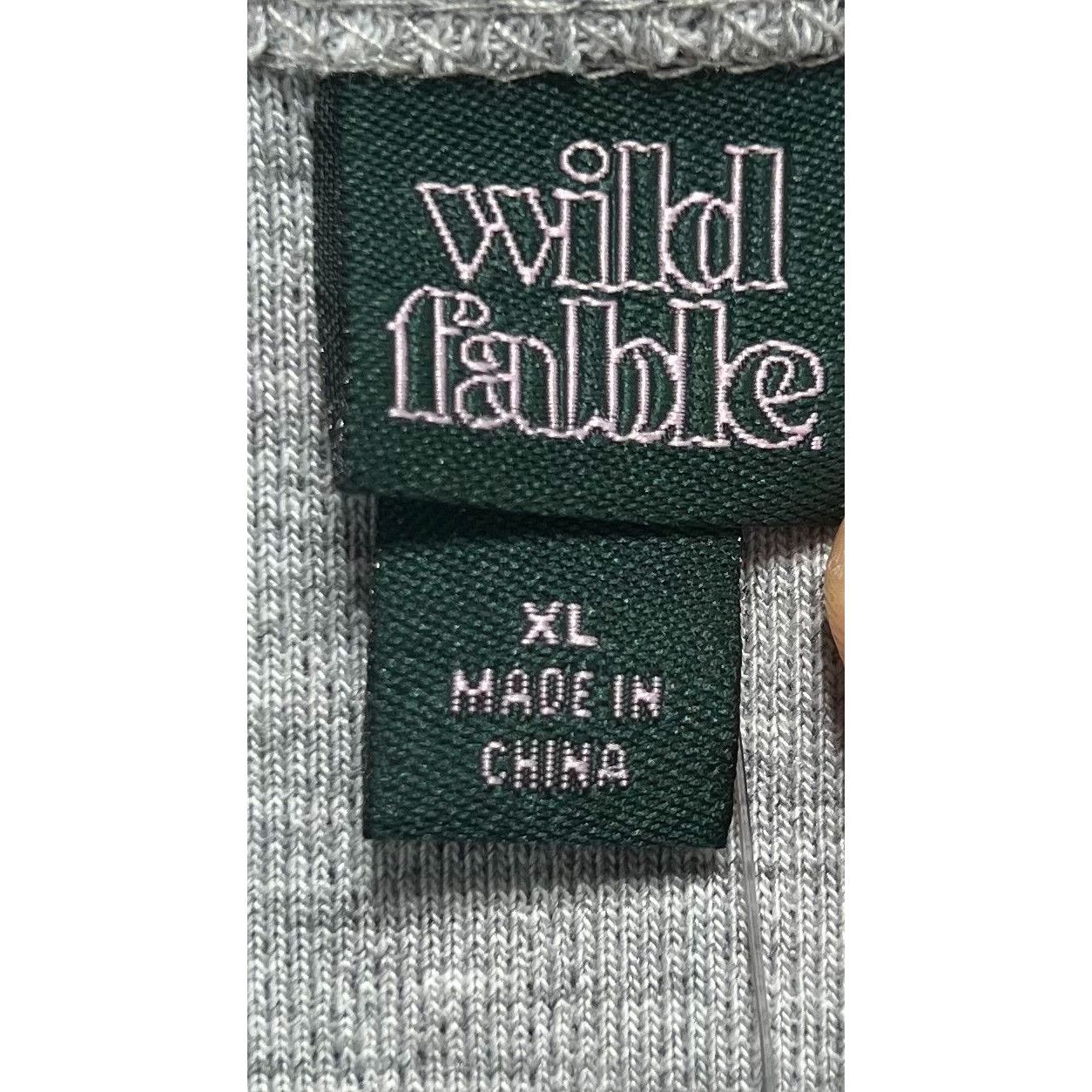 Other Wild Fable - Women's Long Sleeve T-Shirt - Grey - Extra Larg Size XL / US 12-14 / IT 48-50 - 9 Thumbnail