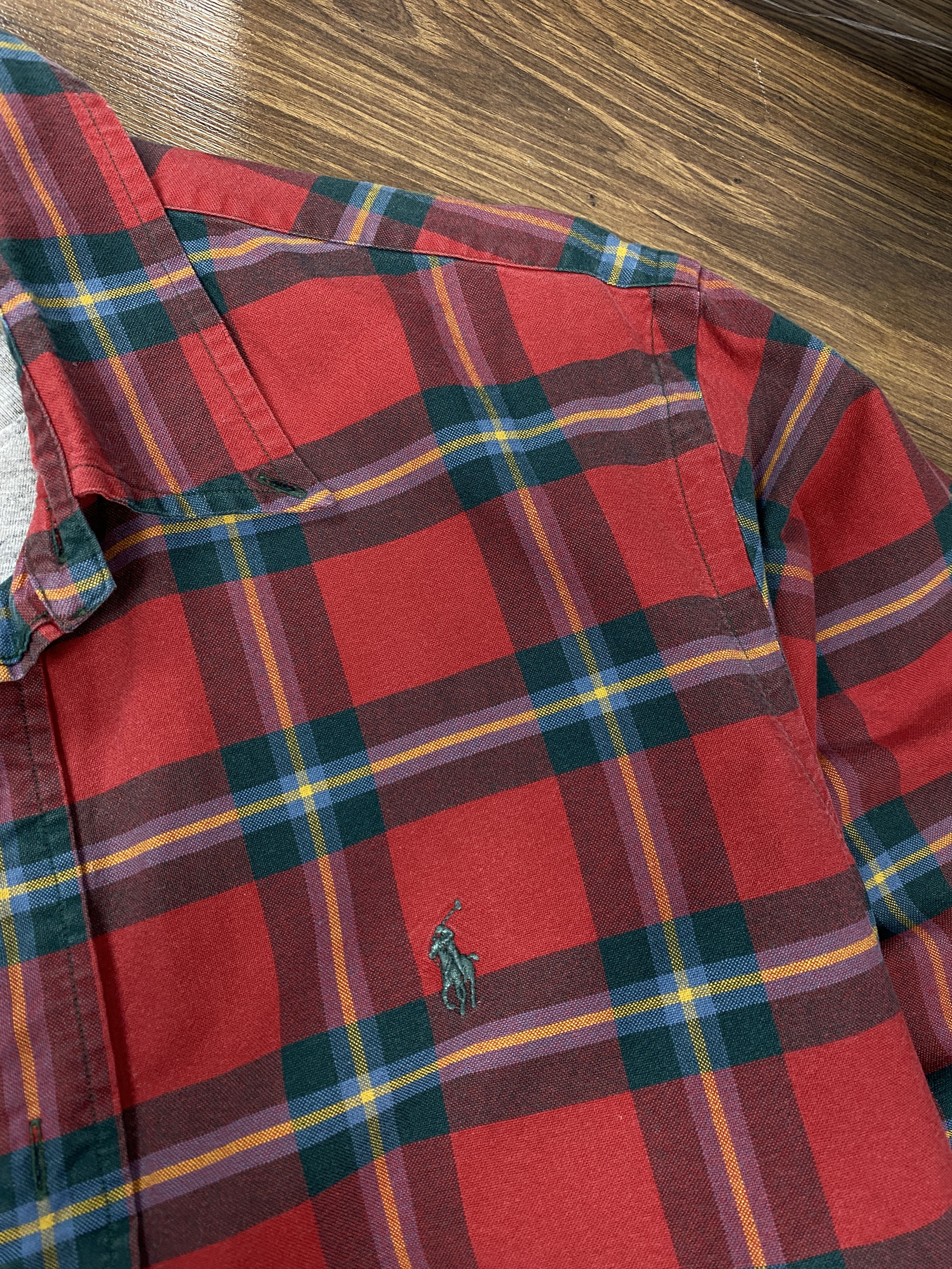 Flannel Polo Ralph Lauren vintage flannel plaid shirt y2k Size US L / EU 52-54 / 3 - 3 Thumbnail