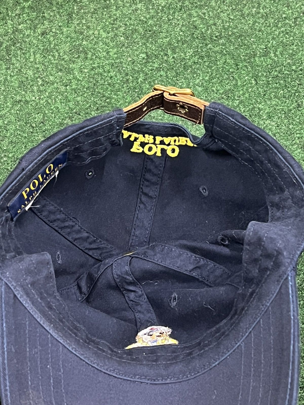 Polo Ralph Lauren Rare Strapback Polo Ralph Lauren Bear Leather Strapback Hat Grailed