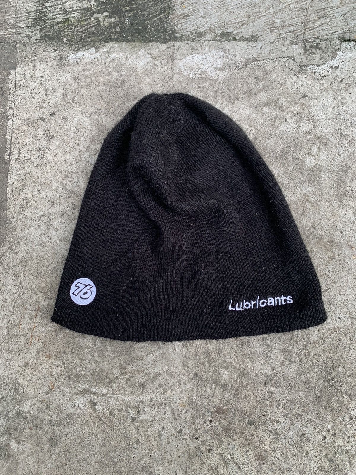 Japanese Brand Vintage 76 Lubricants Beanie Size ONE SIZE - 1 Thumbnail