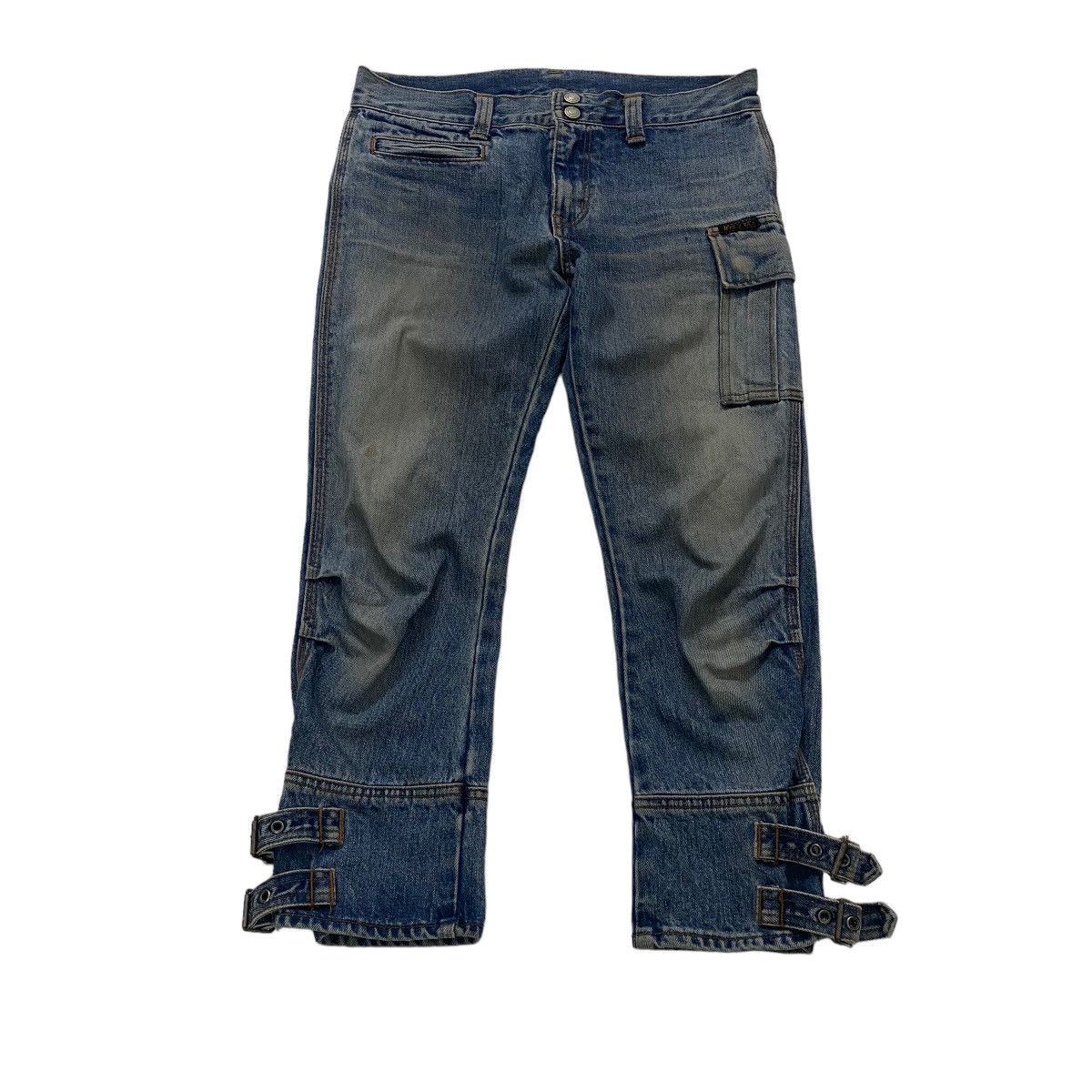 Hysteric Glamour ✨Kinky HYSTERIC GLAMOUR buckle leg jeans Size US 30 / EU 46 - 2 Thumbnail