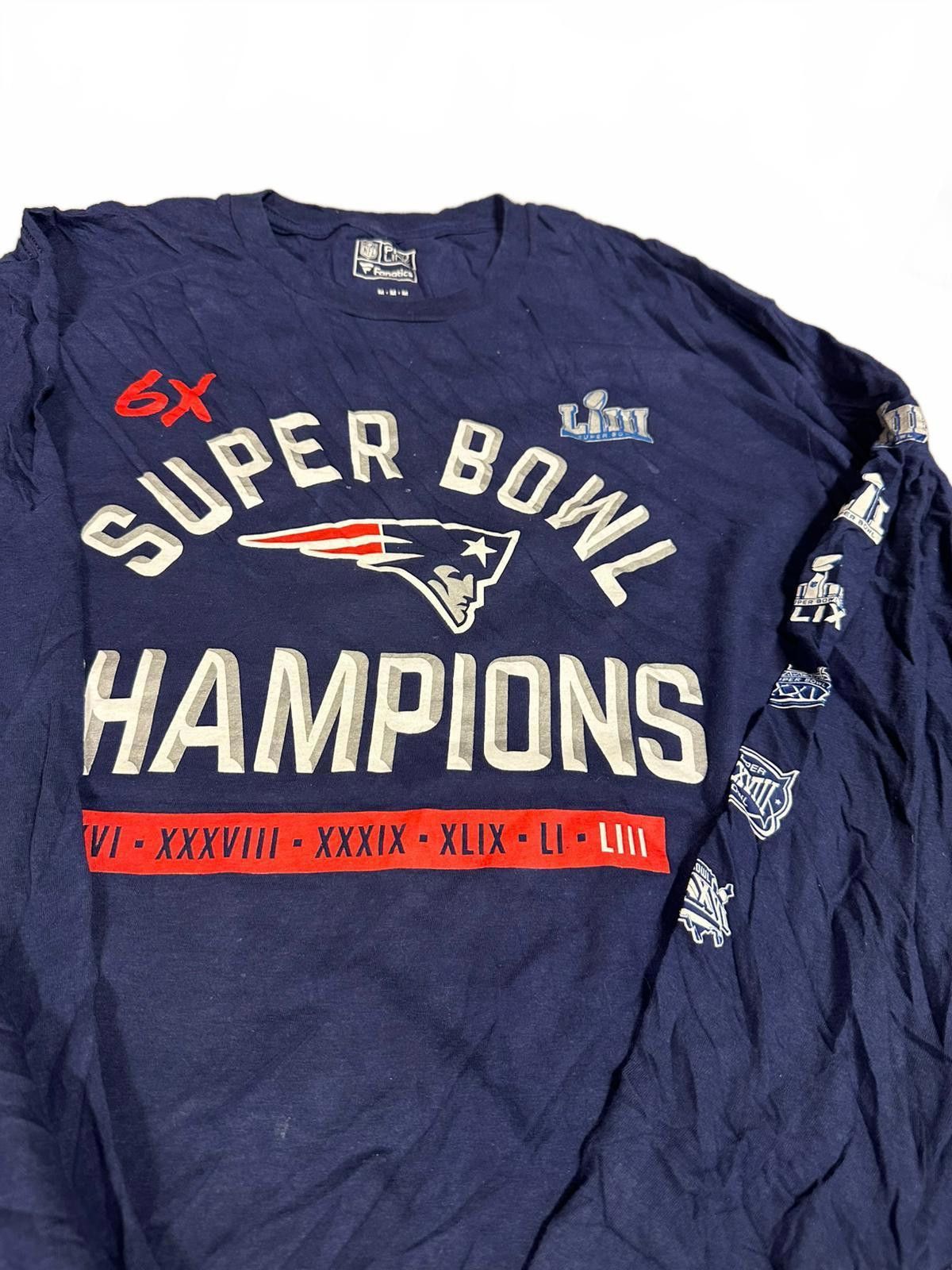 Designer New England Patriots Super Bowl Champions Long Sleeve Size US M / EU 48-50 / 2 - 2 Thumbnail
