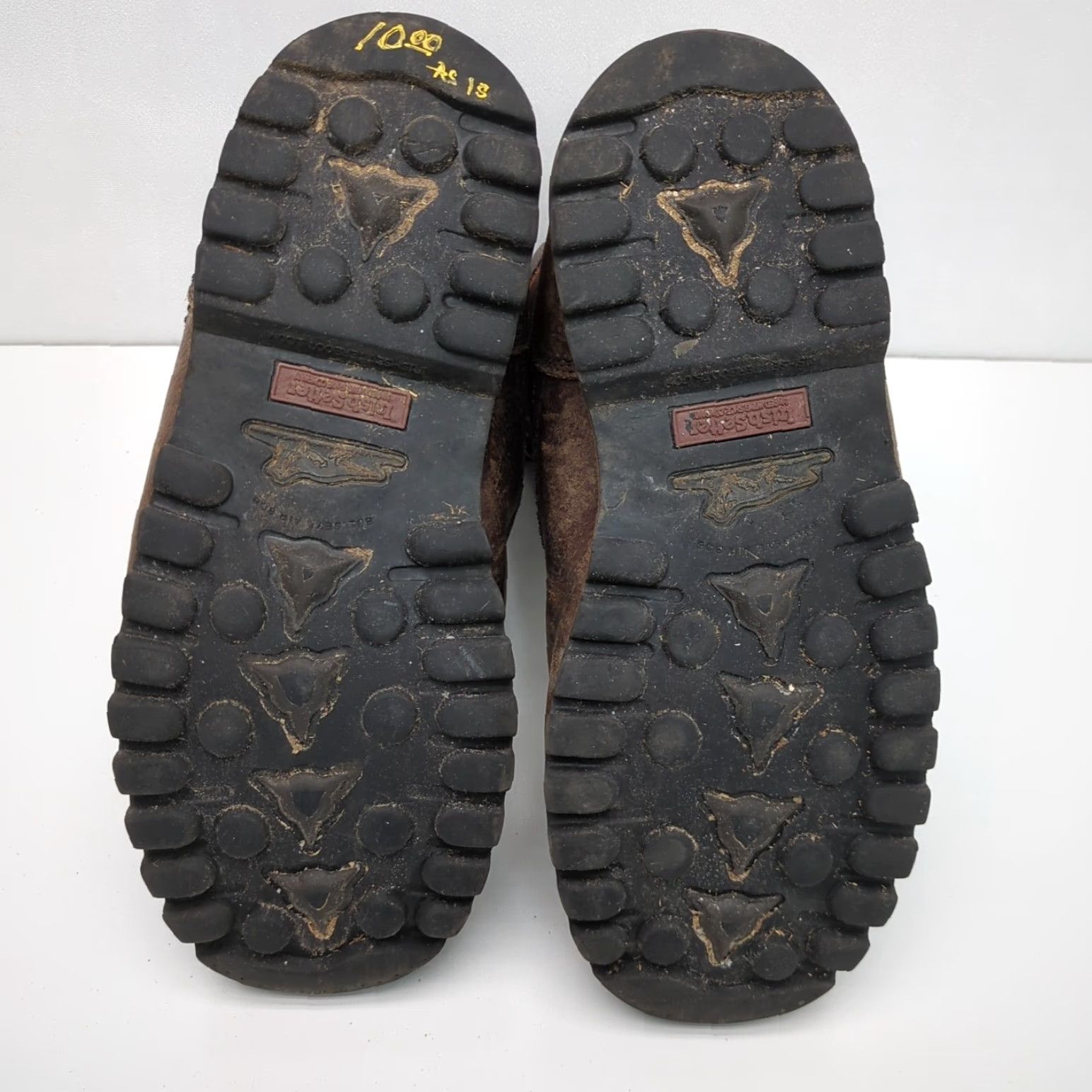 Vintage Irish Setter Mens Size 10 Boot Brown Leather Waterproof 1000g Thinsulate Snow Insulated Rubber D Size US 10 / EU 43 - 4 Thumbnail