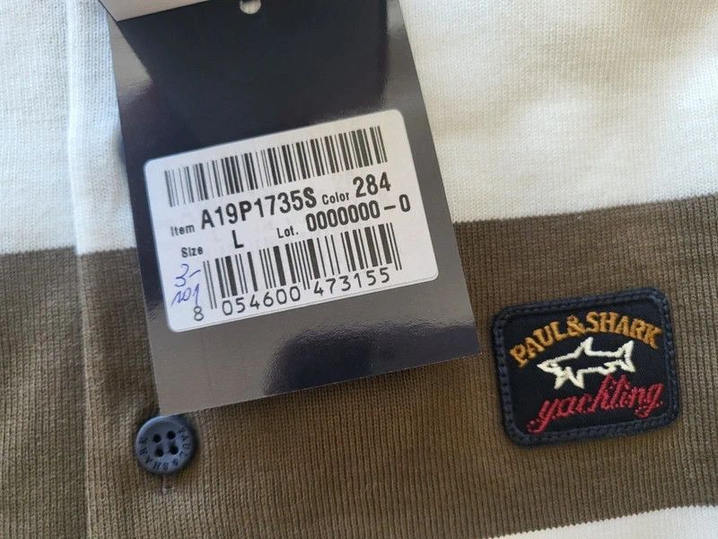 Paul & Shark RRP350€ Paul&Shark Polo New with Tags Striped Long Sleeves Size US L / EU 52-54 / 3 - 4 Thumbnail