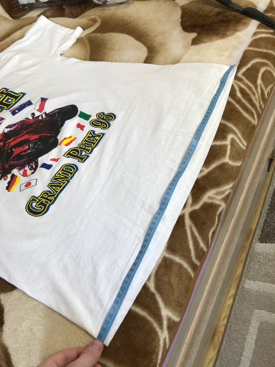 Vintage 🔥 1996 Vintage Motocycle Moto British Grand Prix T Shirt Size US XL / EU 56 / 4 - 12 Thumbnail