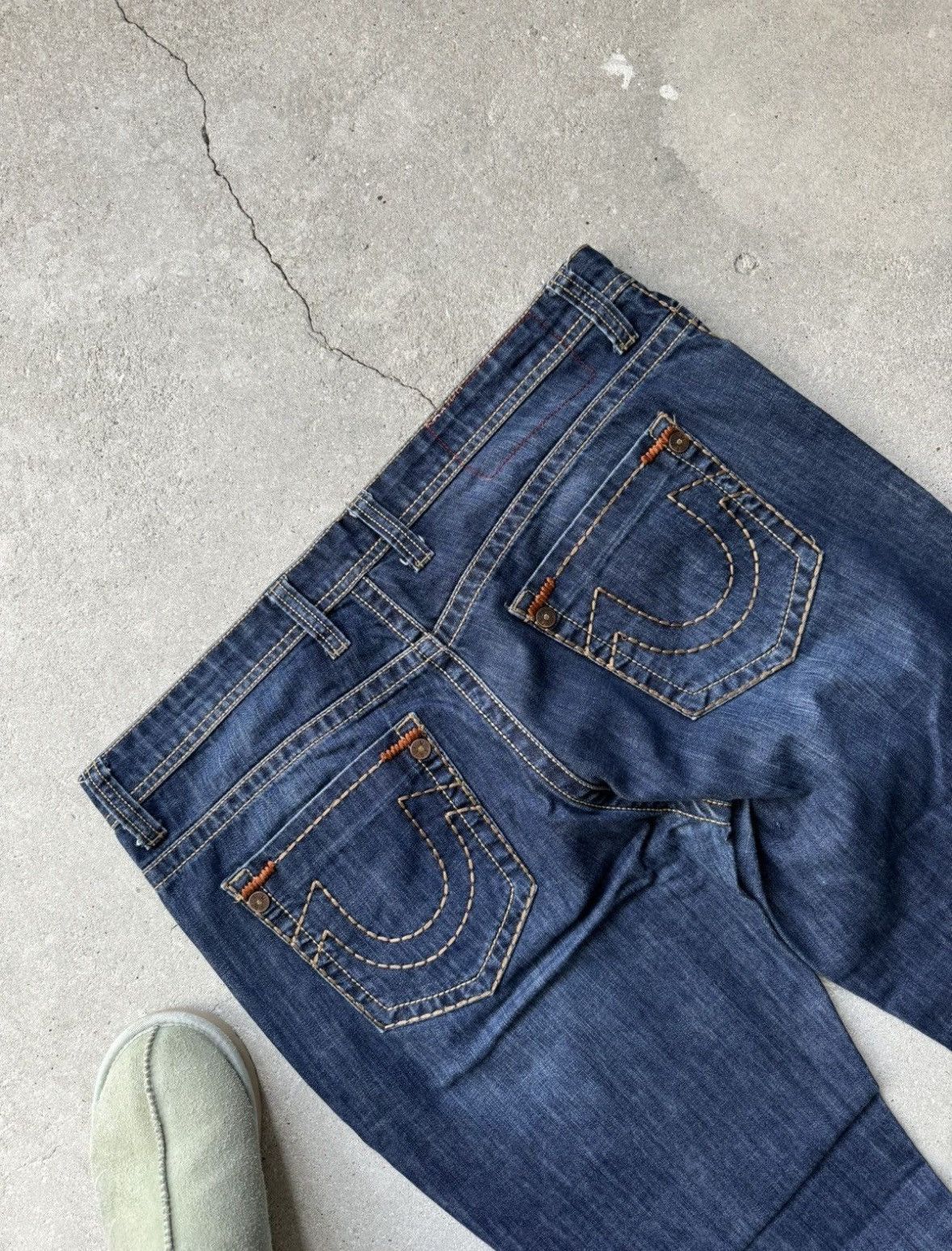 True Religion Vintage True Religion Denim Jeans Size US 36 / EU 52 - 2 Thumbnail