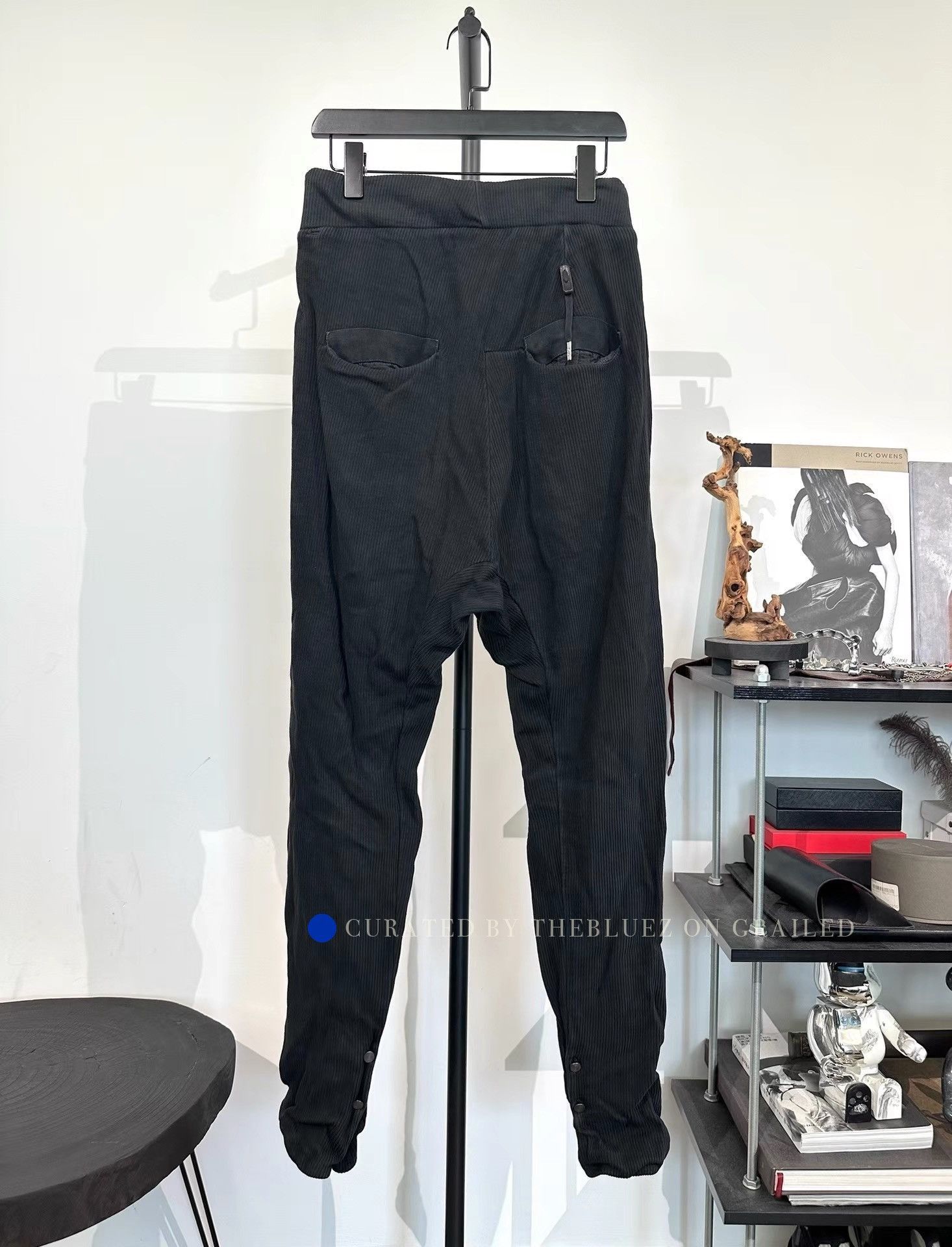 11 By Boris Bidjan Saberi Black Drawstring Sweatpants Size US 32 / EU 48 - 1 Thumbnail