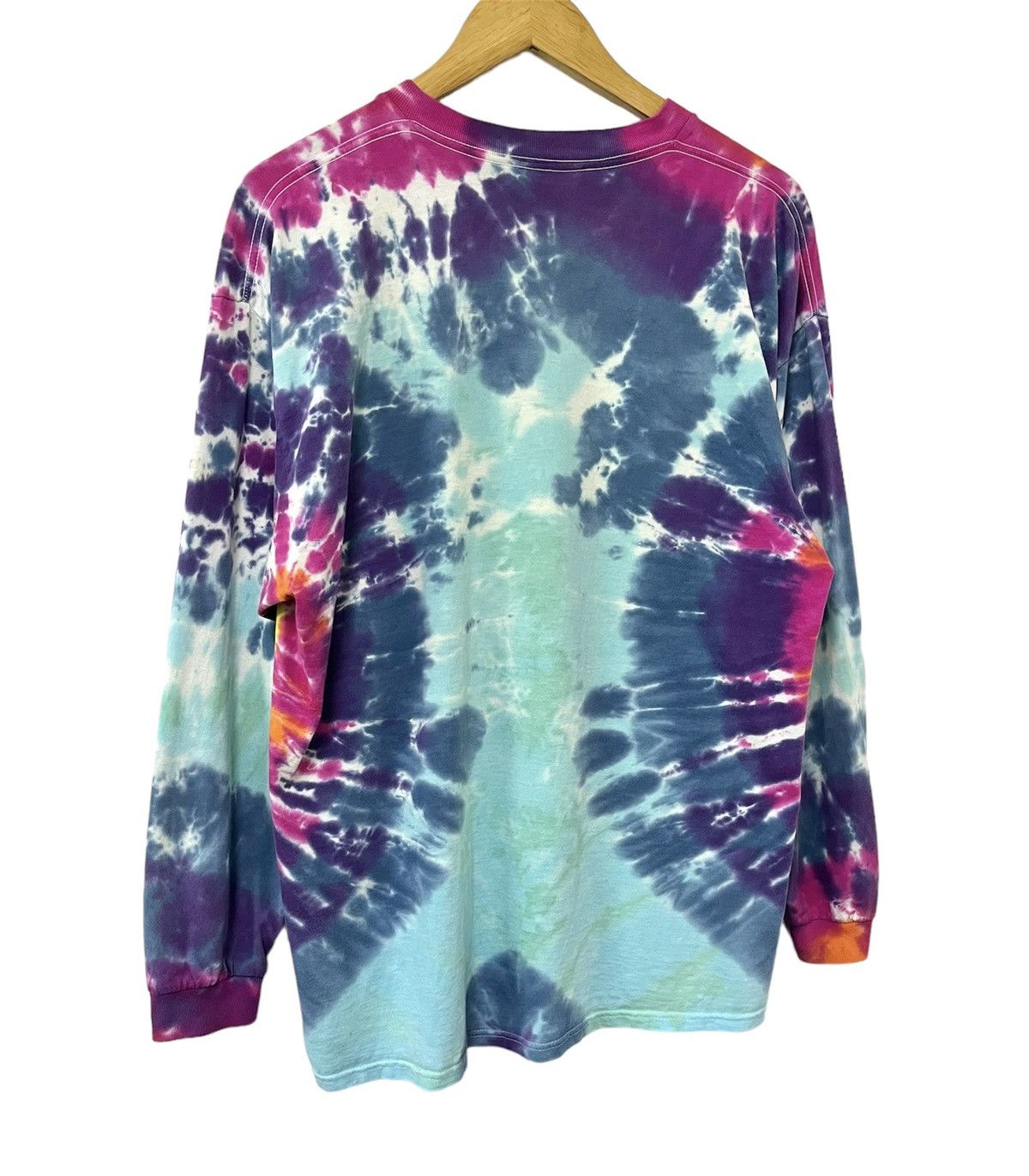 Vintage VINTAGE 00s PEACE SIGN HIPPIE TIE DYE JOHN LENNON SHIRT Size US XL / EU 56 / 4 - 8 Thumbnail