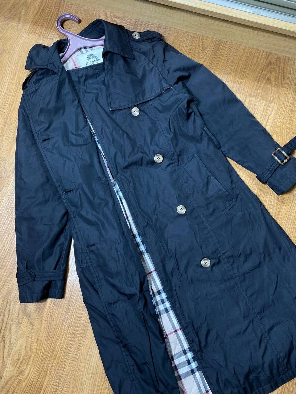 Burberry Burberry Blue Long Nova Check Trench Coat Jacket Size US M / EU 48-50 / 2 - 15 Thumbnail