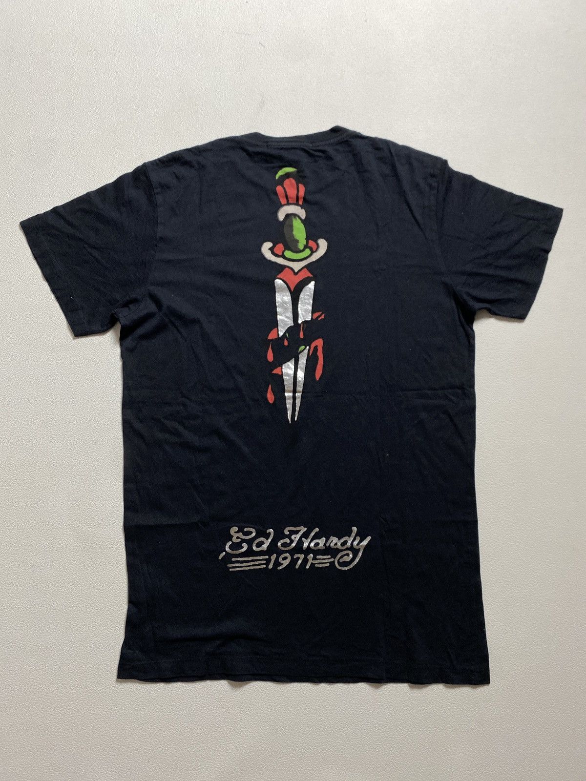 Ed Hardy Ed Hardy scull print T-shirt 00s Size US M / EU 48-50 / 2 - 7 Thumbnail