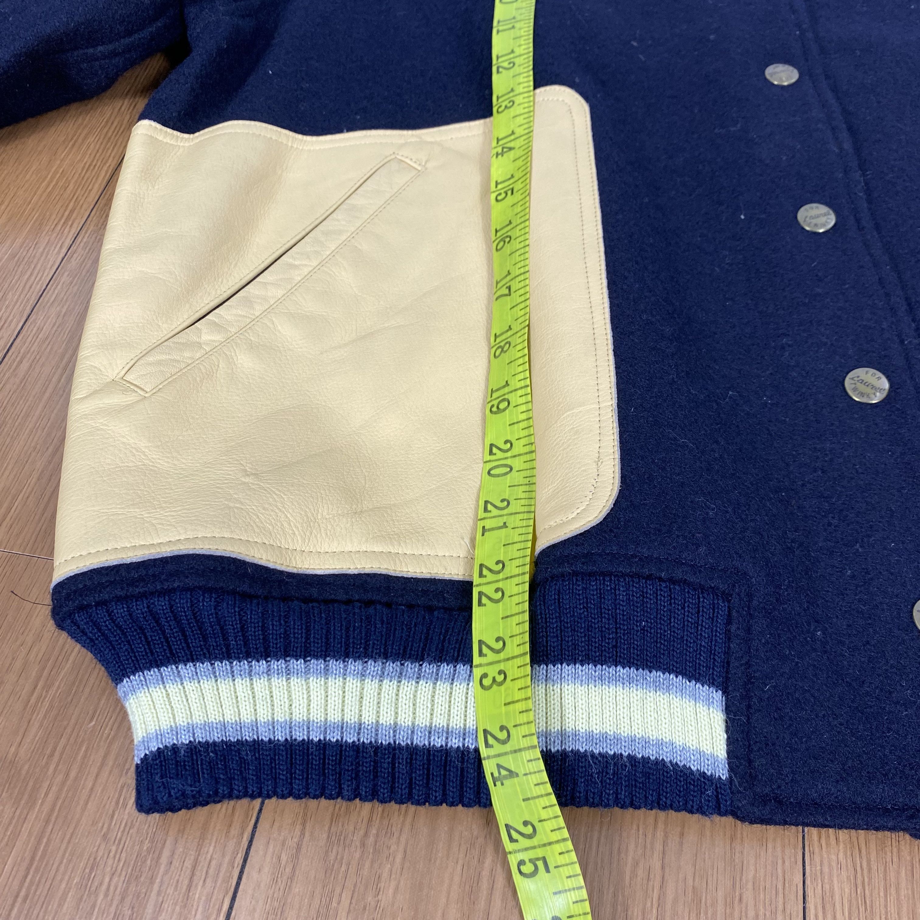 Vintage Vintage Femme Laurel Po Ro Varsity Jacket Wool Size US M / EU 48-50 / 2 - 8 Thumbnail