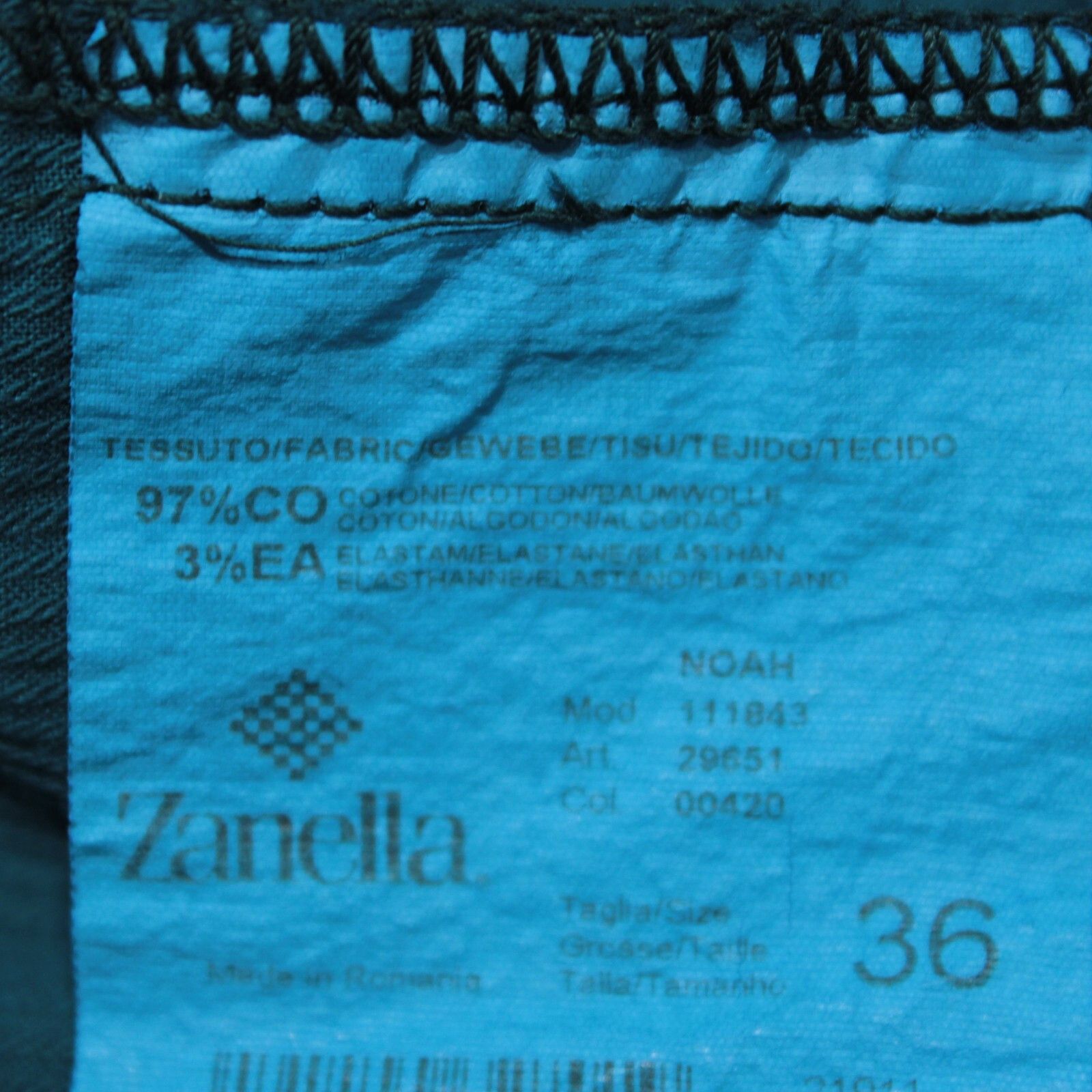 Zanella Zanella New with tags Chino Size 36 US In Blue Size US 36 / EU 52 - 4 Thumbnail