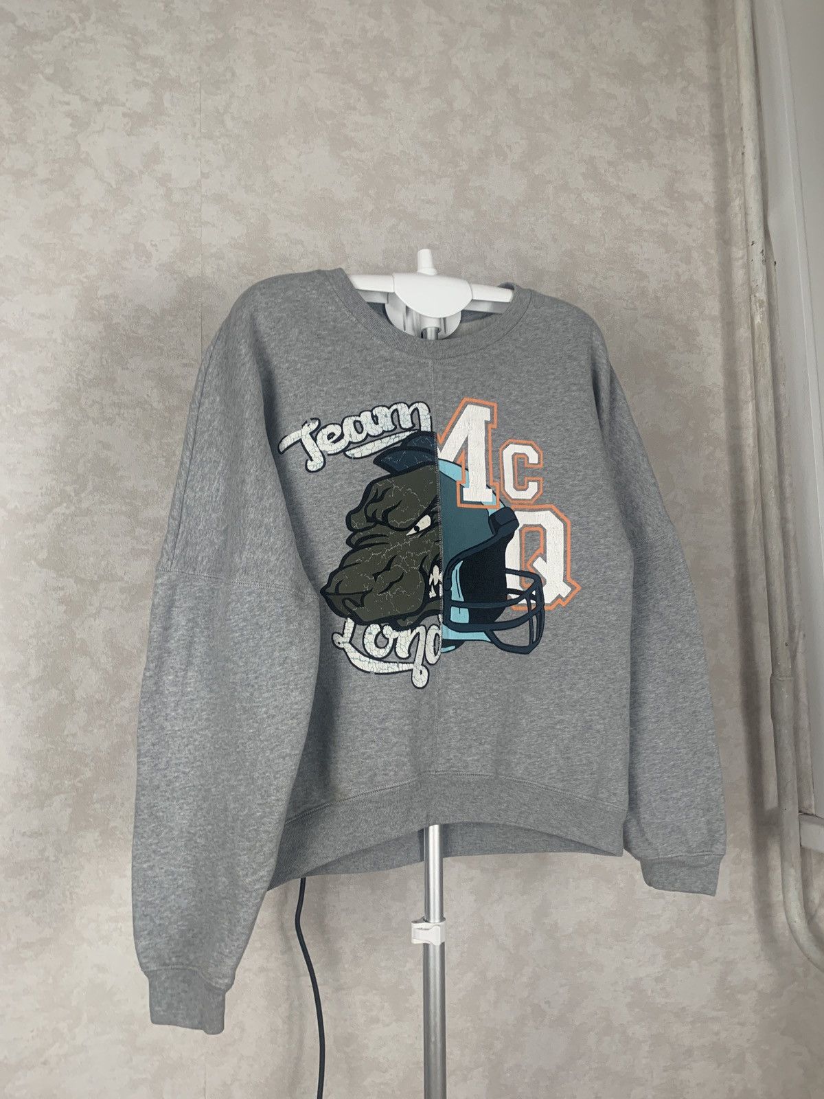 Alexander McQueen × MCQ Alexander McQueen Team Logo Sweatshirt Size M / US 6-8 / IT 42-44 - 4 Thumbnail