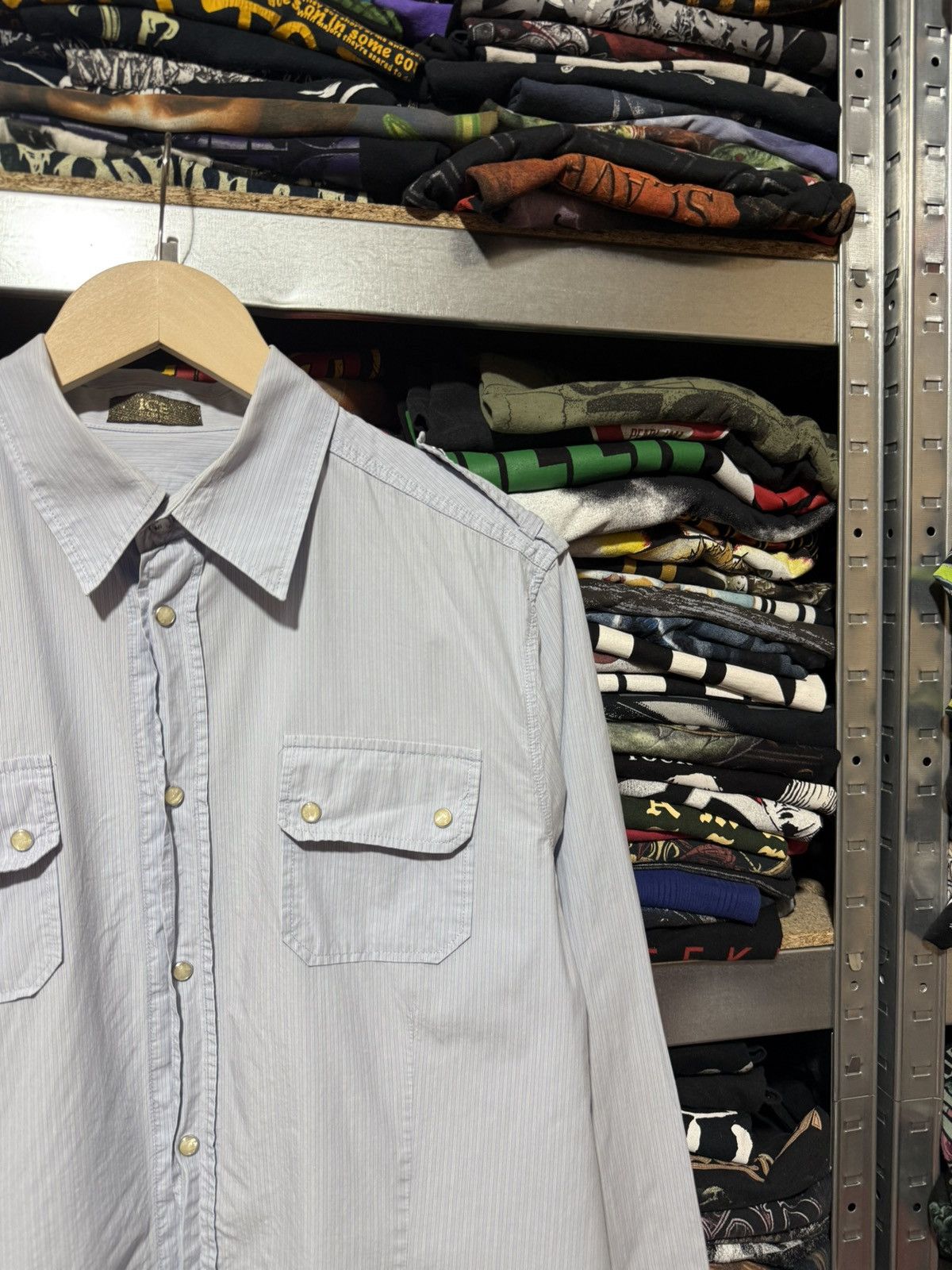 Iceberg Vintage Luxury Iceberg Classic Luxury Button Up Shirt Size US XL / EU 56 / 4 - 4 Thumbnail
